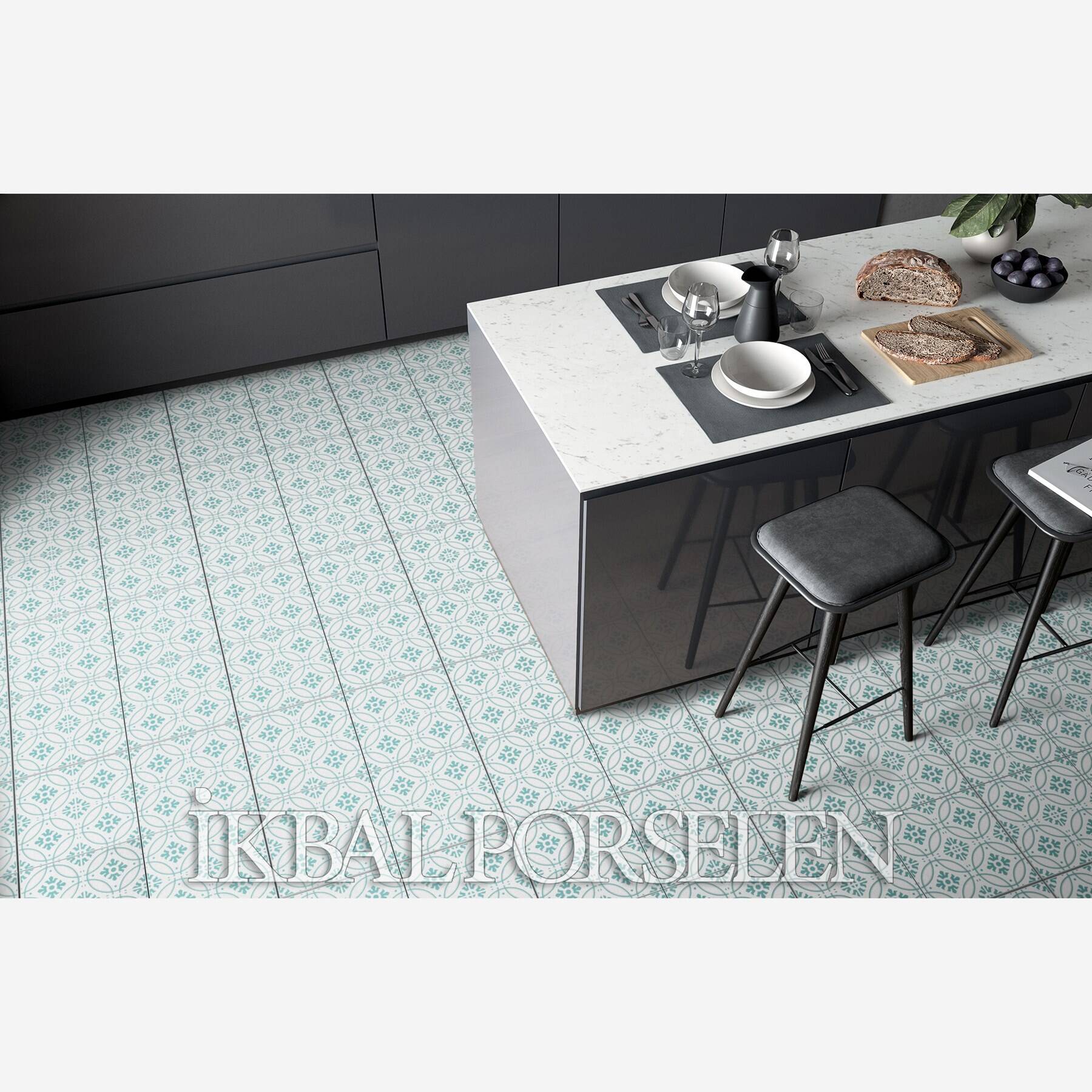 Modern Desenler - 20x20 Porselen Karo iyk111 - Görsel 2