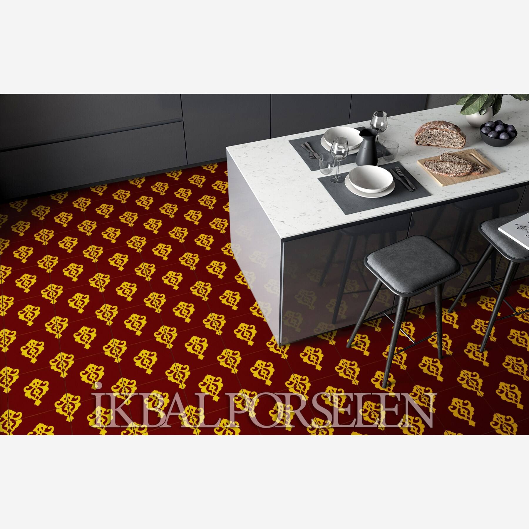 Modern Desenler - 20x20 Porselen Karo iyk158 - Görsel 2