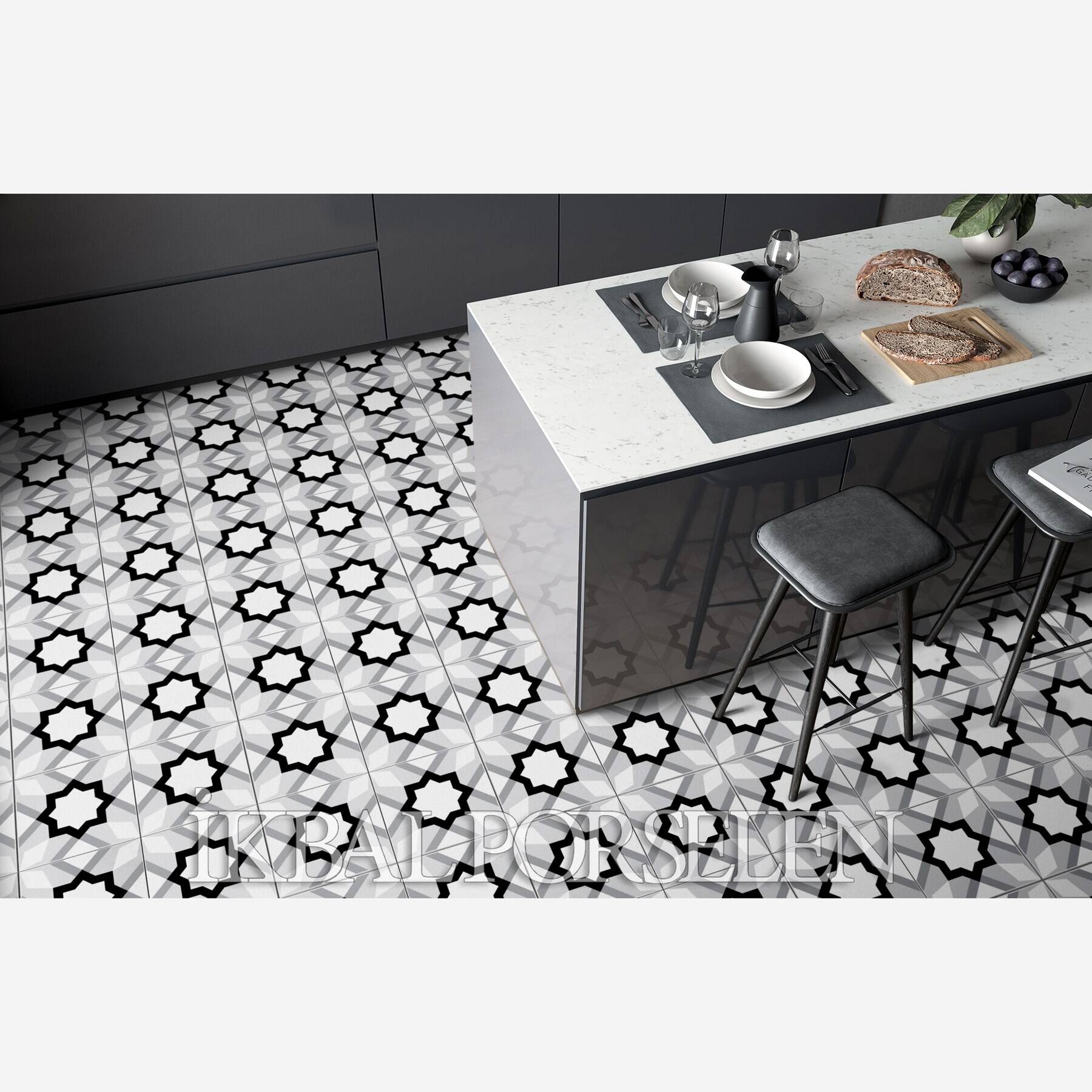 Modern Desenler - 20x20 Porselen Karo iyk83 - Görsel 3