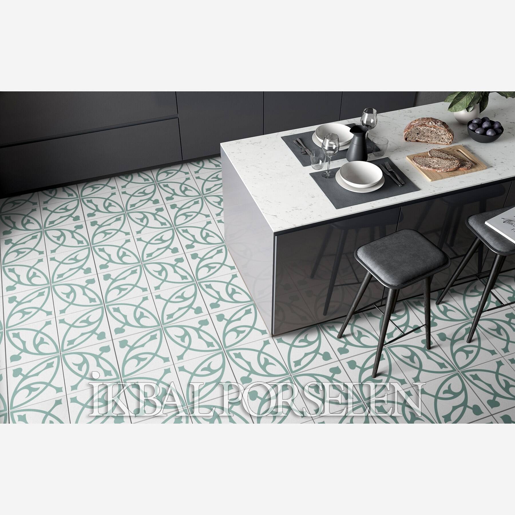 Modern Desenler - 20x20 Porselen Karo iyk92 - Görsel 2