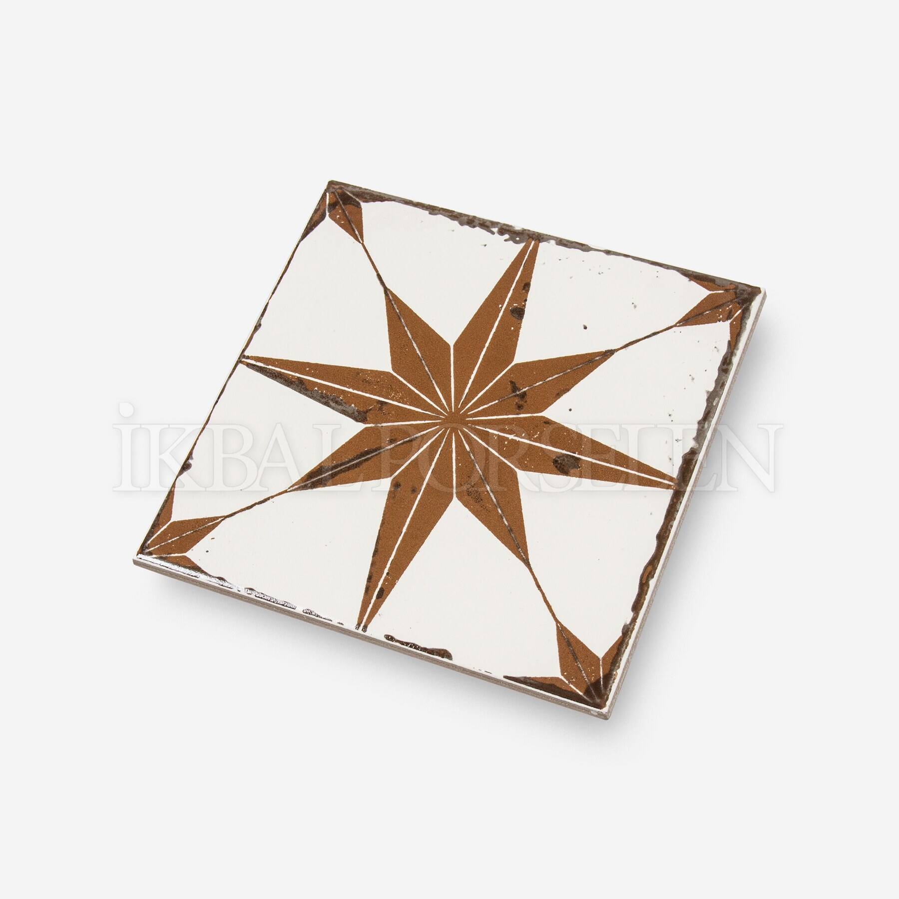 Modern Desenler - 20x20 Porselen Karo iykstar-kahve - Görsel 2