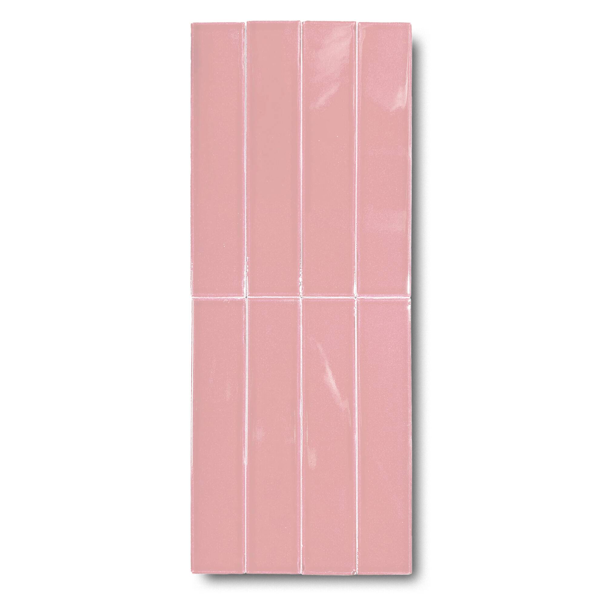 5x25 cm Seramik Karo - Pembe - igc208