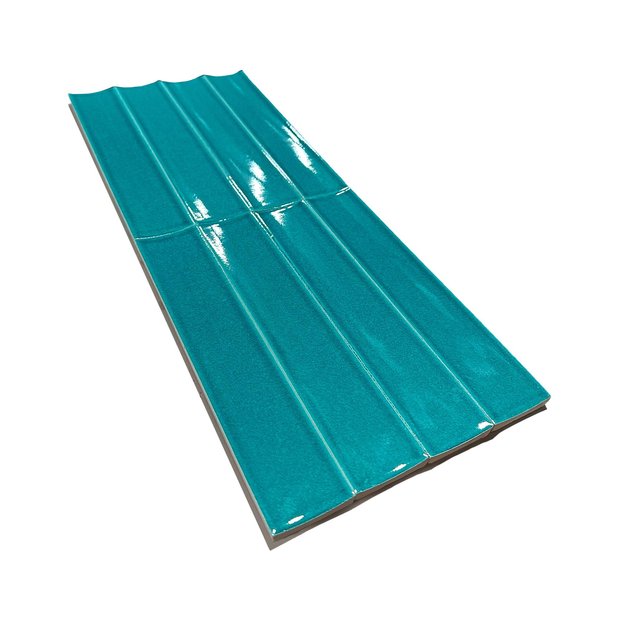 5x25 cm Wow Seramik Karo - Turkuaz - igc213 - Görsel 2