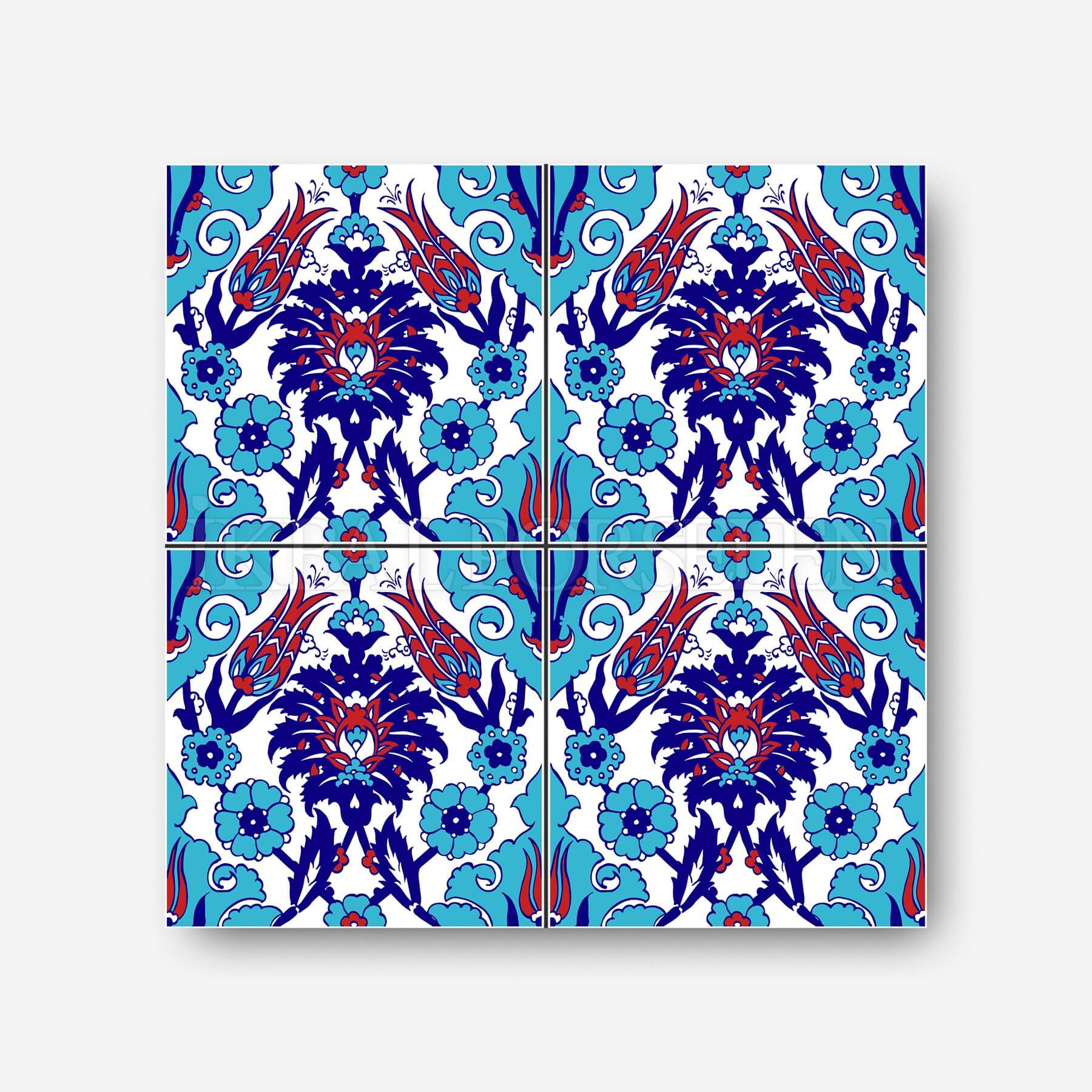 Geleneksel Motifler - 20x20 cm Porselen Karo icg33