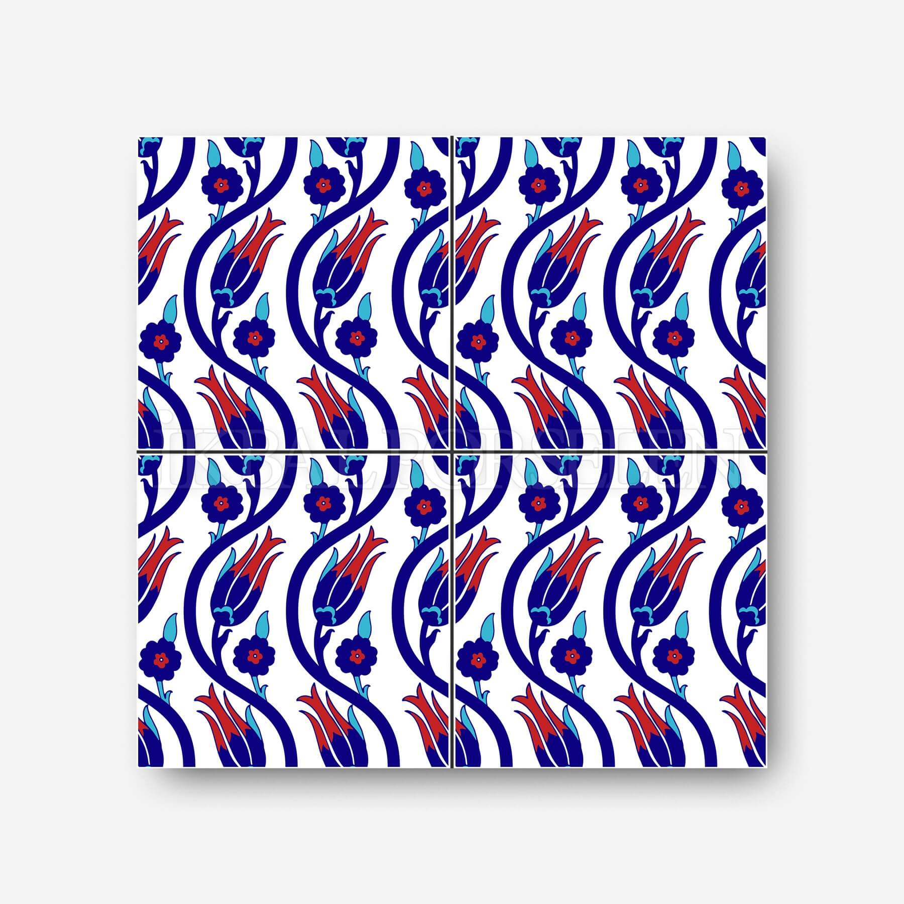 Geleneksel Motifler - 20x20 cm Porselen Karo icg35
