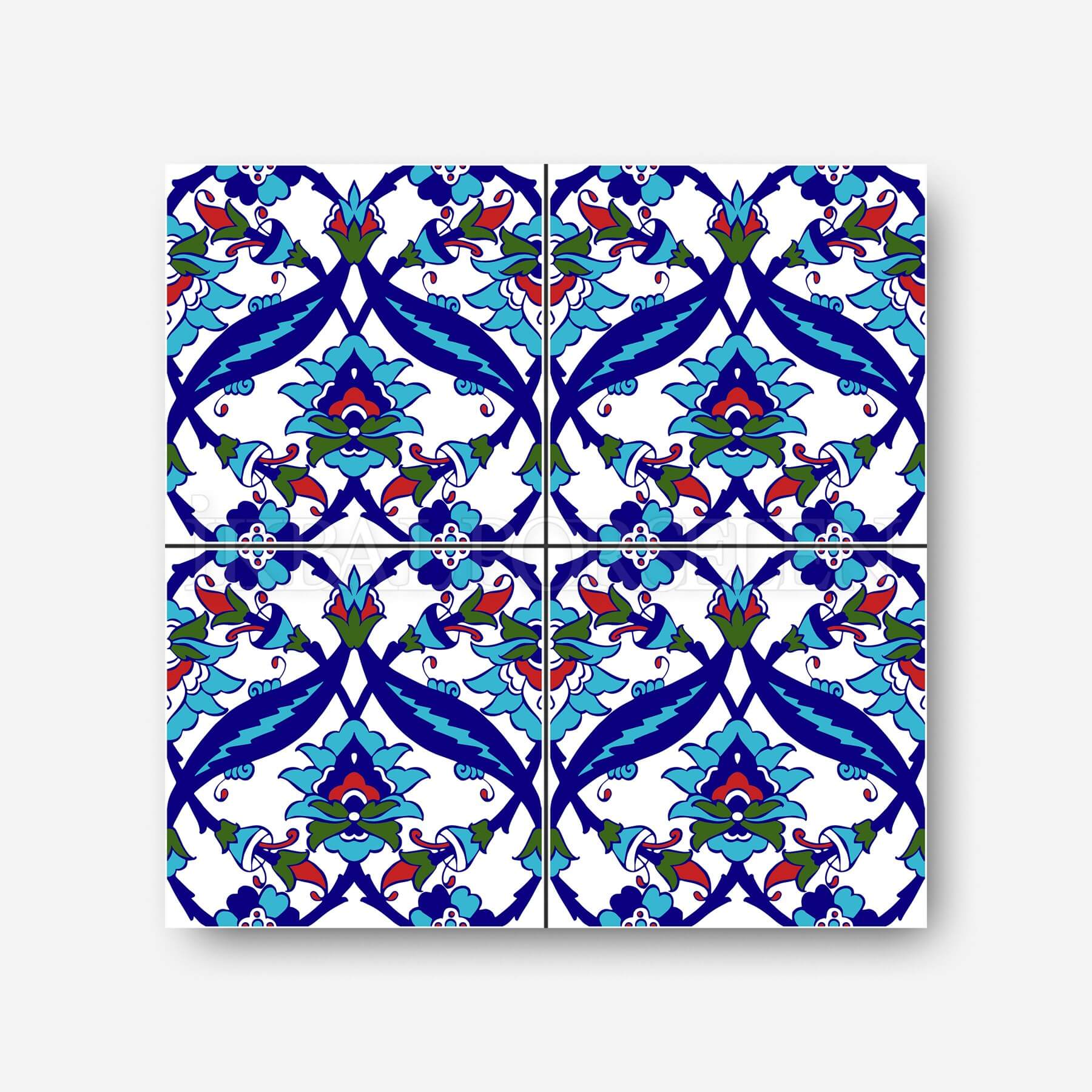 Geleneksel Motifler - 20x20 cm Porselen Karo icg39