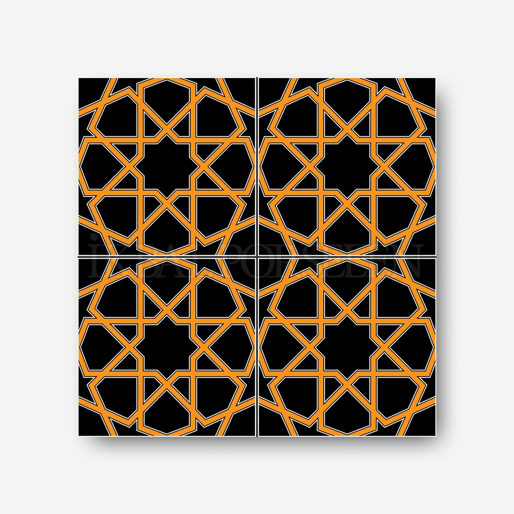 Geleneksel Motifler - 20x20 cm Porselen Karo icg42