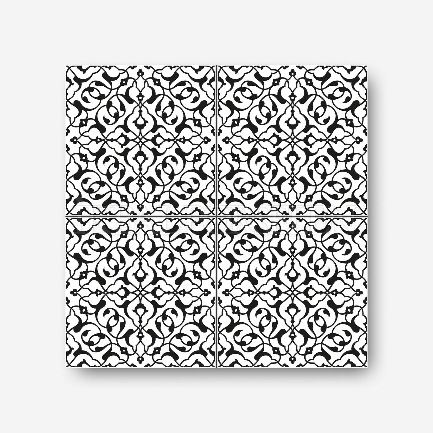 Geleneksel Motifler - 20x20 cm Porselen Karo icg48