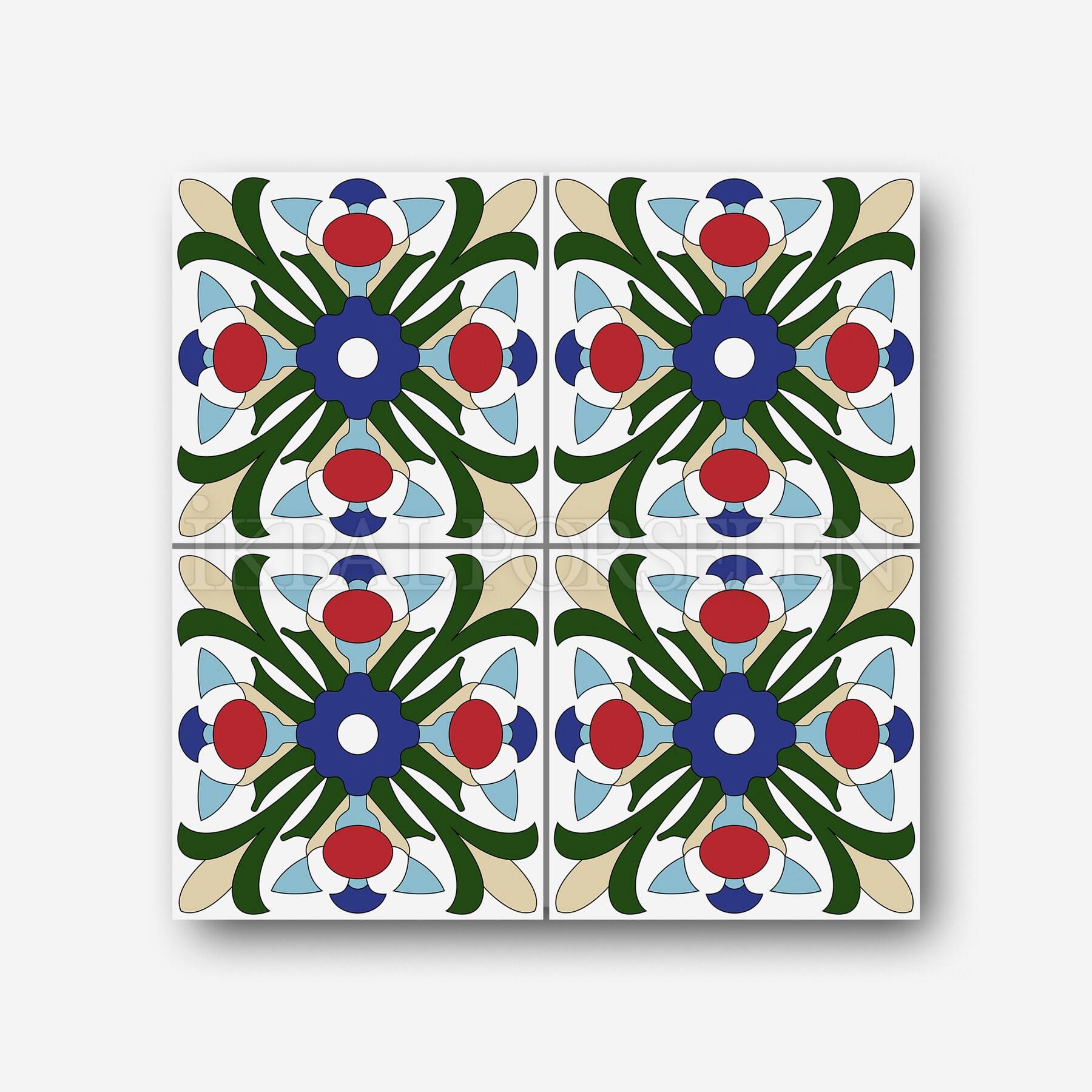 Meksika Desenleri - 20x20 cm Porselen imk32