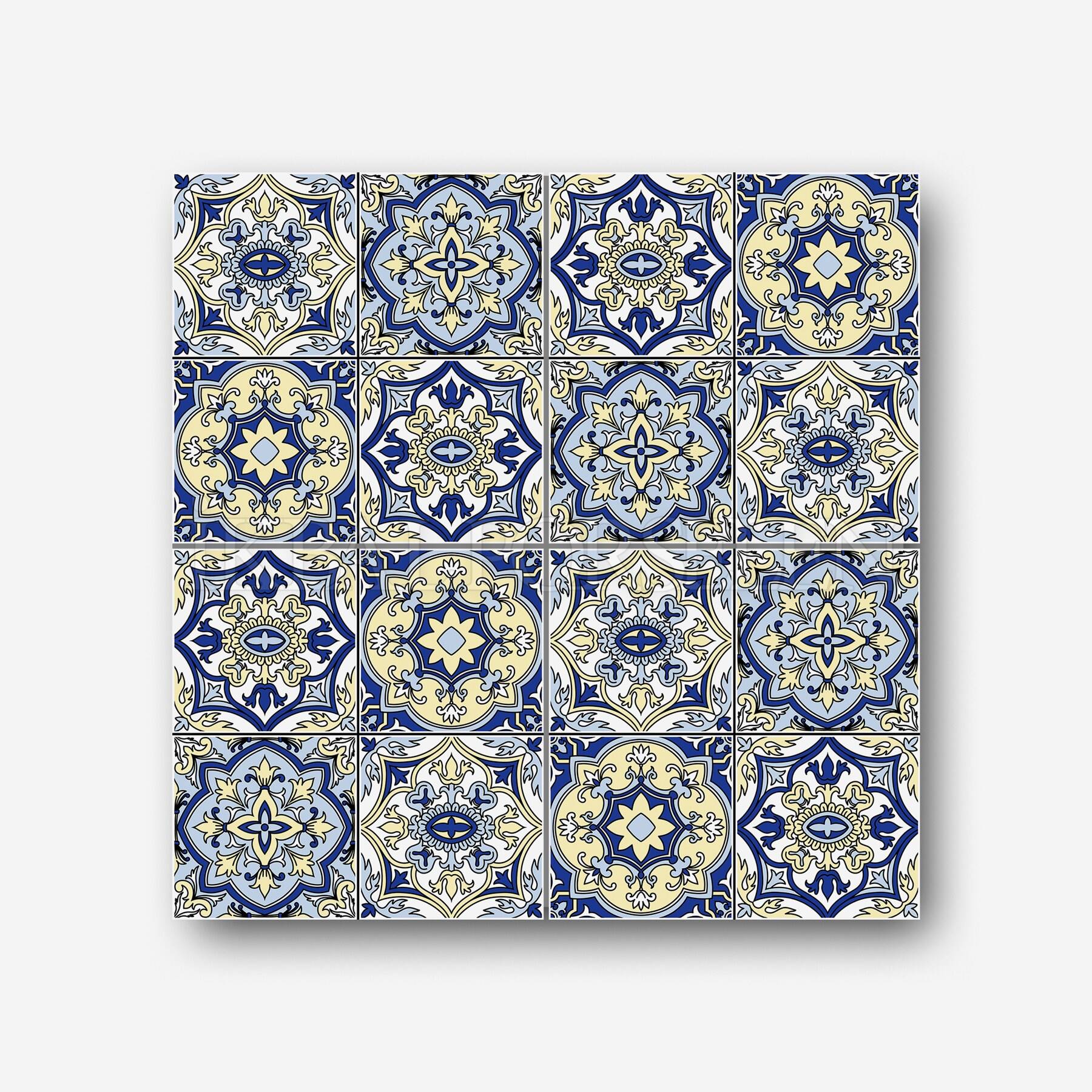 Meksika Desenleri - 20x20 cm Porselen imk35