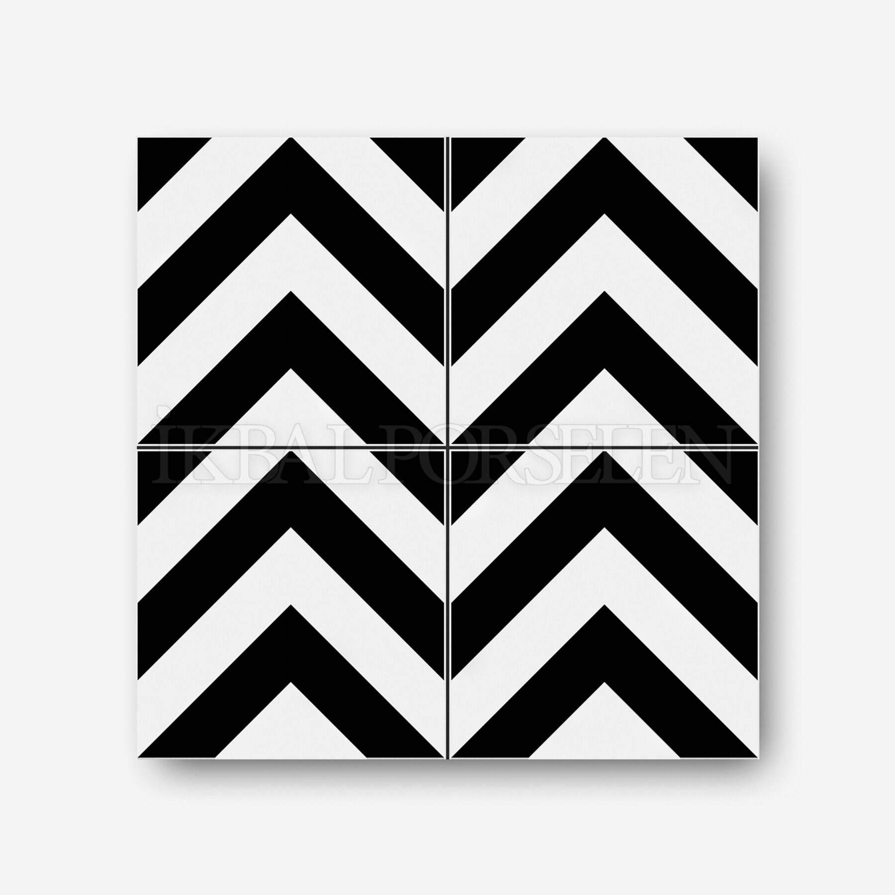 Modern Desenler - 20x20 Porselen Karo iykzigzag1-r