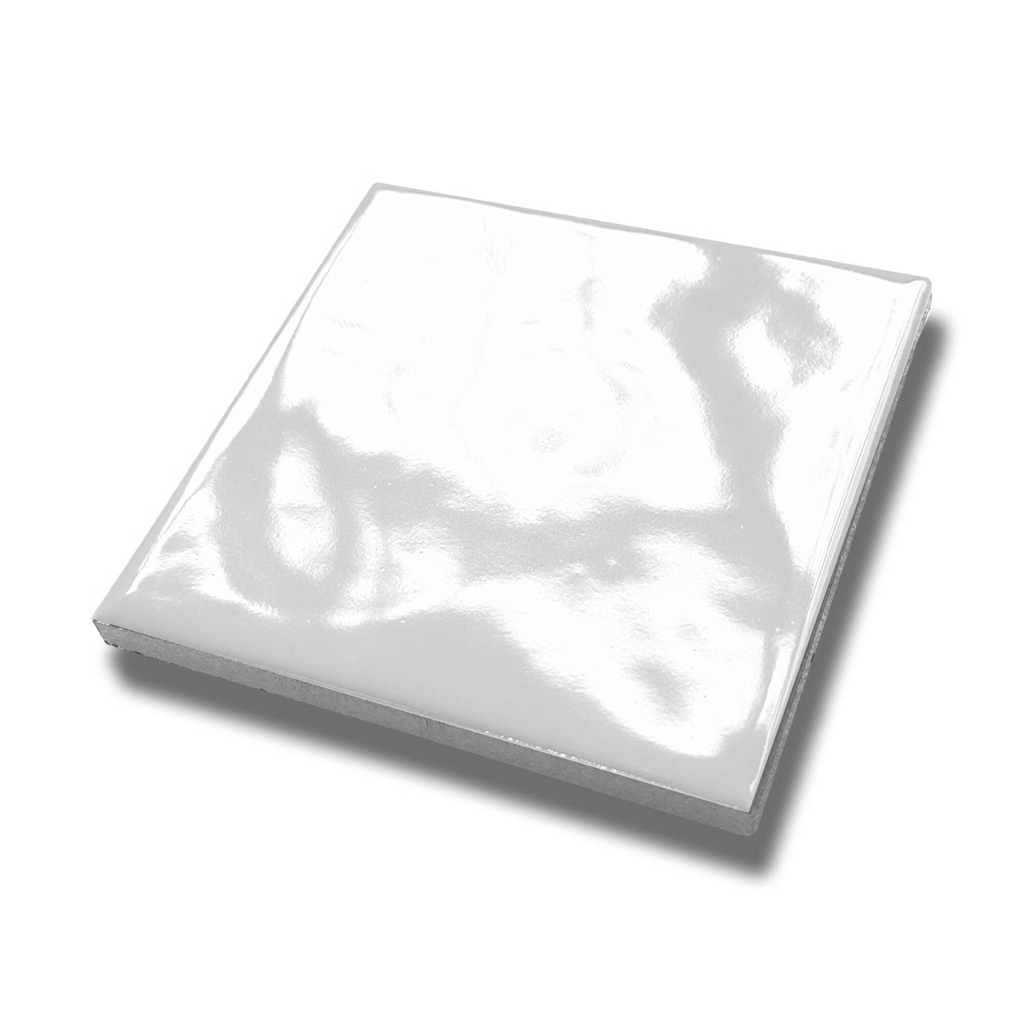 10x10 cm Flat Seramik Karo - Beyaz - igc001 - Görsel 2