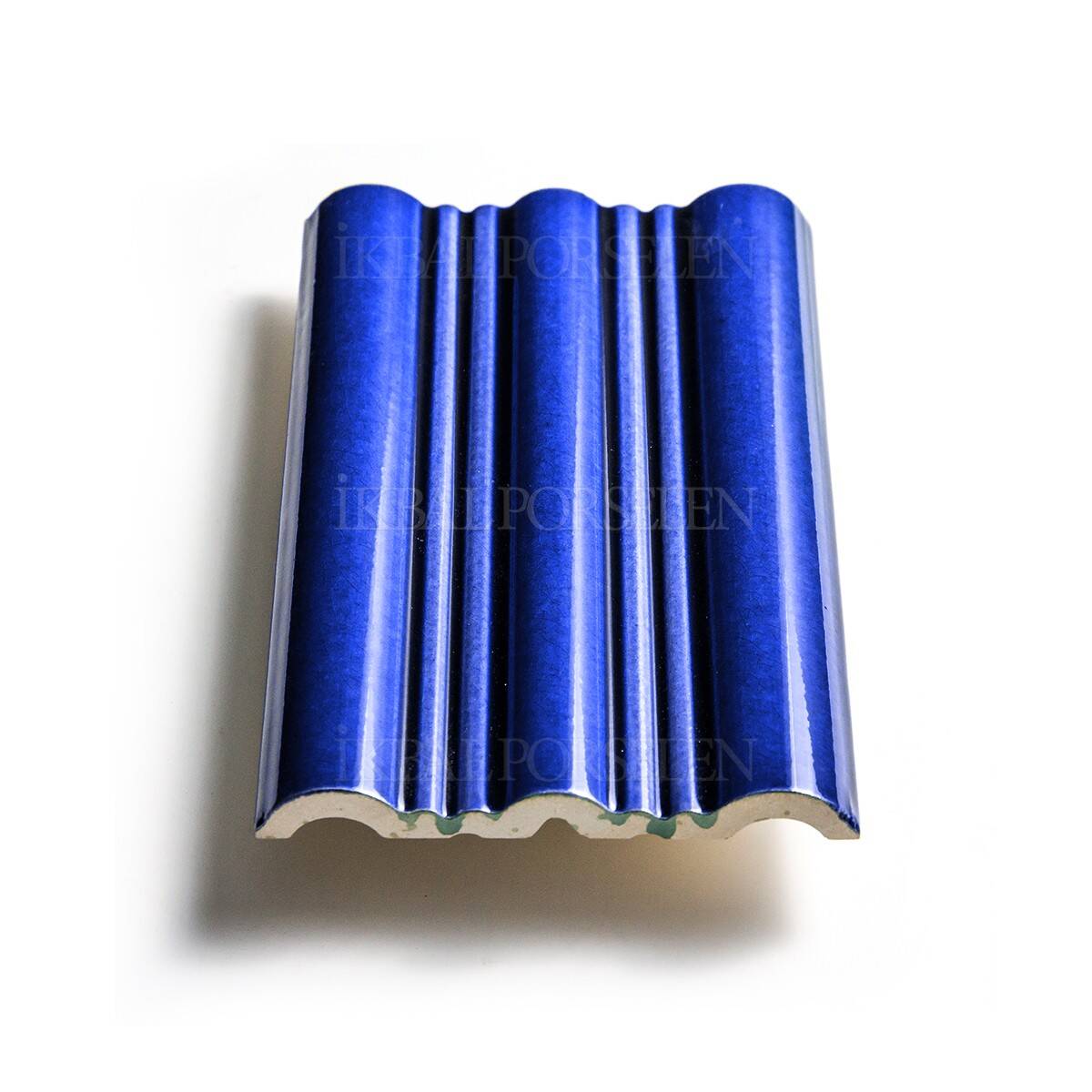 12x20 cm Wave Seramik Karo - Kobalt Mavi - igc265 - Görsel 3