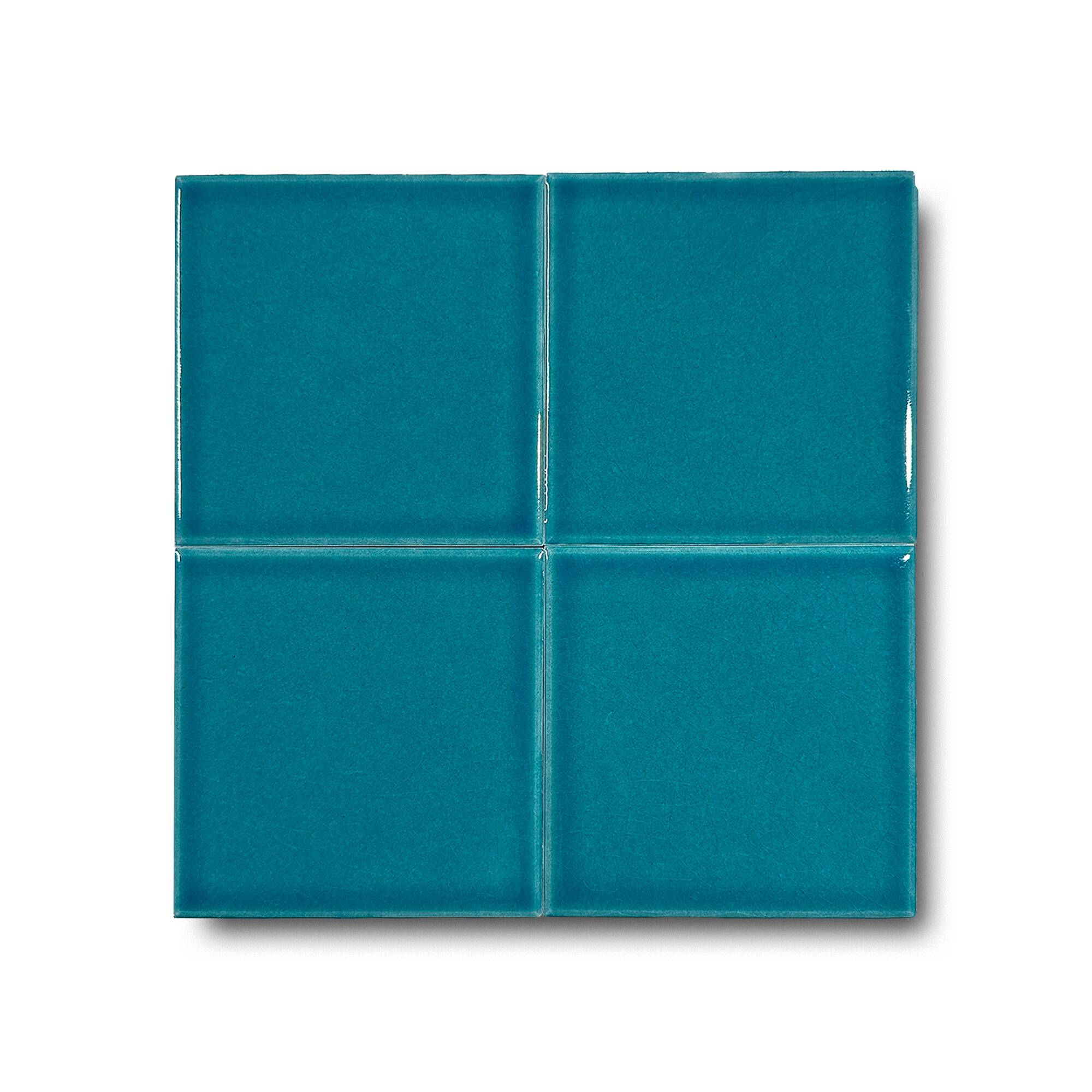 12x12 cm Seramik Karo - Turkuaz - igc103