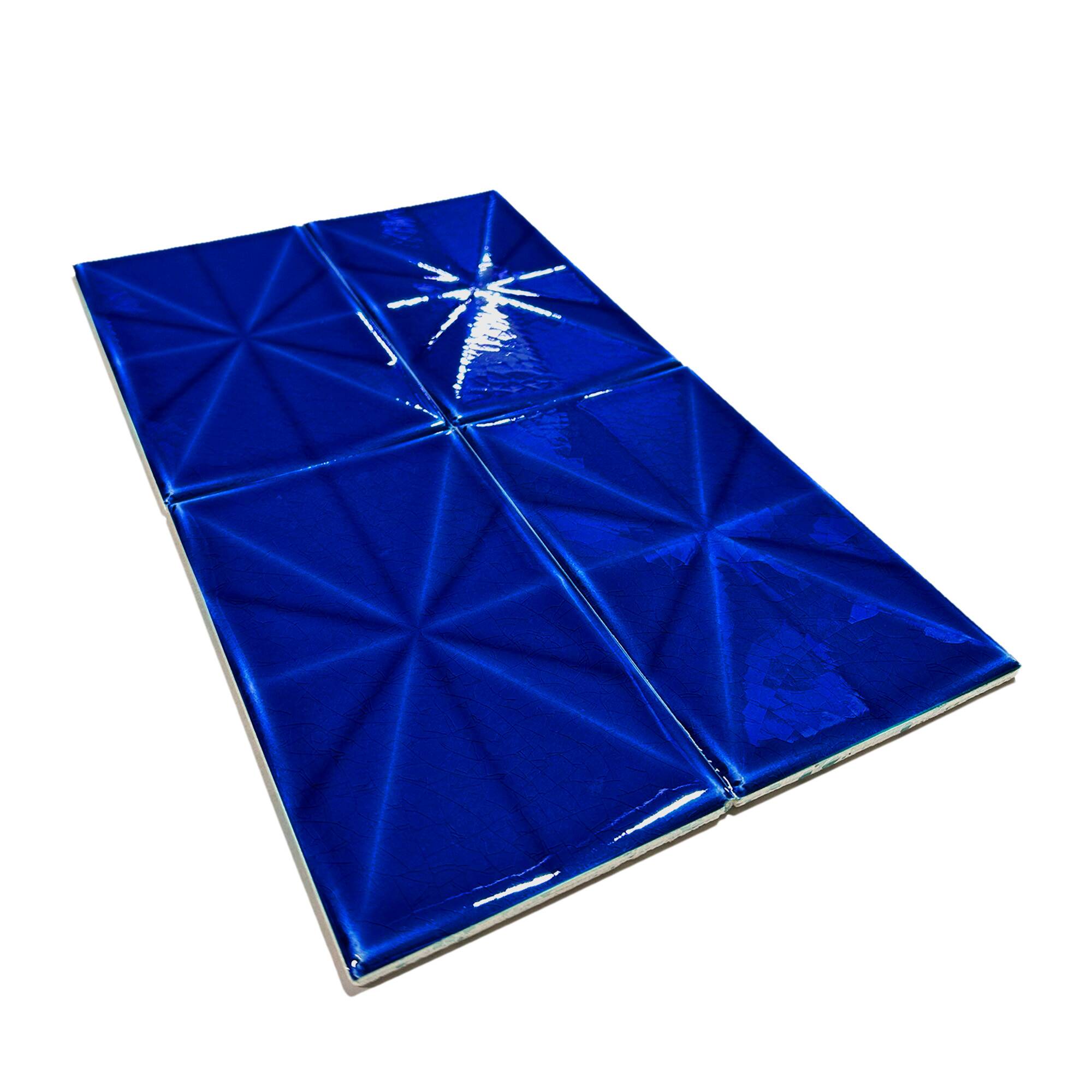 12x20 cm Prizma Seramik Karo - Kobalt - igc255 - Görsel 2