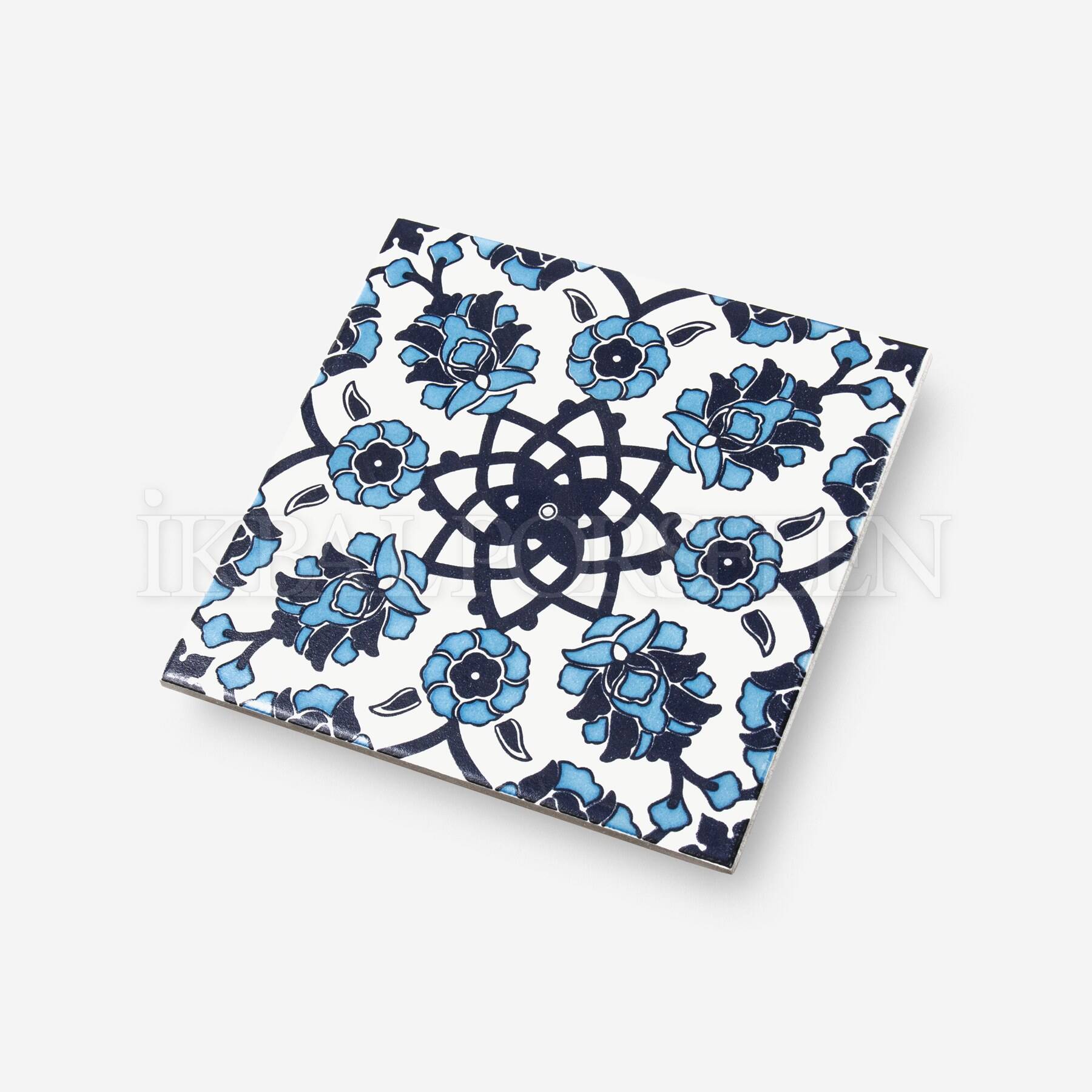 Geleneksel Motifler - 20x20 cm Porselen Karo icg30 - Görsel 2
