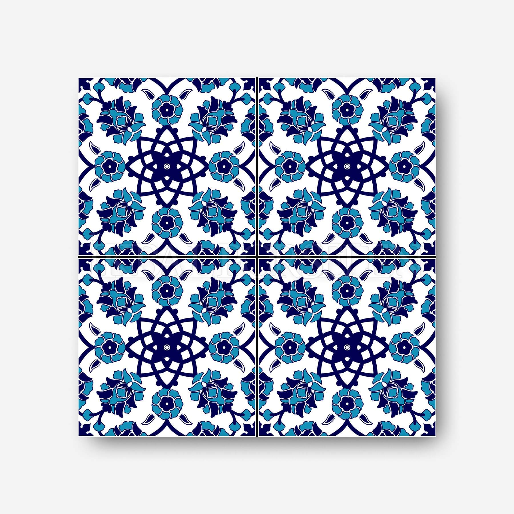 Geleneksel Motifler - 20x20 cm Porselen Karo icg30