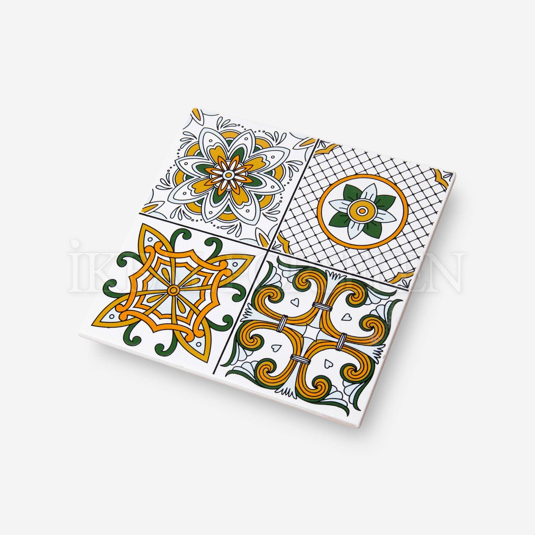 Meksika Desenleri - 20x20 cm Porselen imk37 - Görsel 2