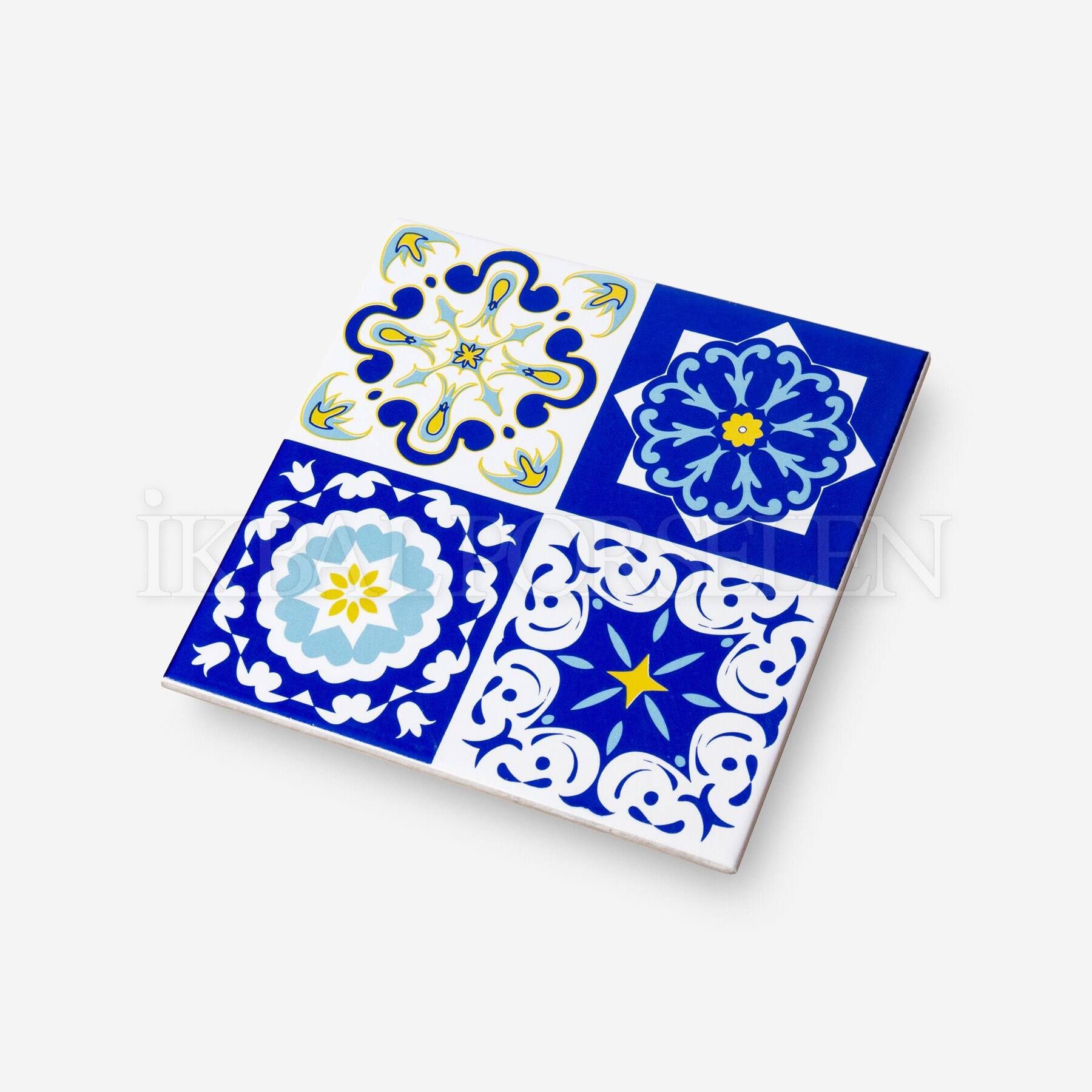 Meksika Desenleri - 20x20 cm Porselen imk39 - Görsel 2