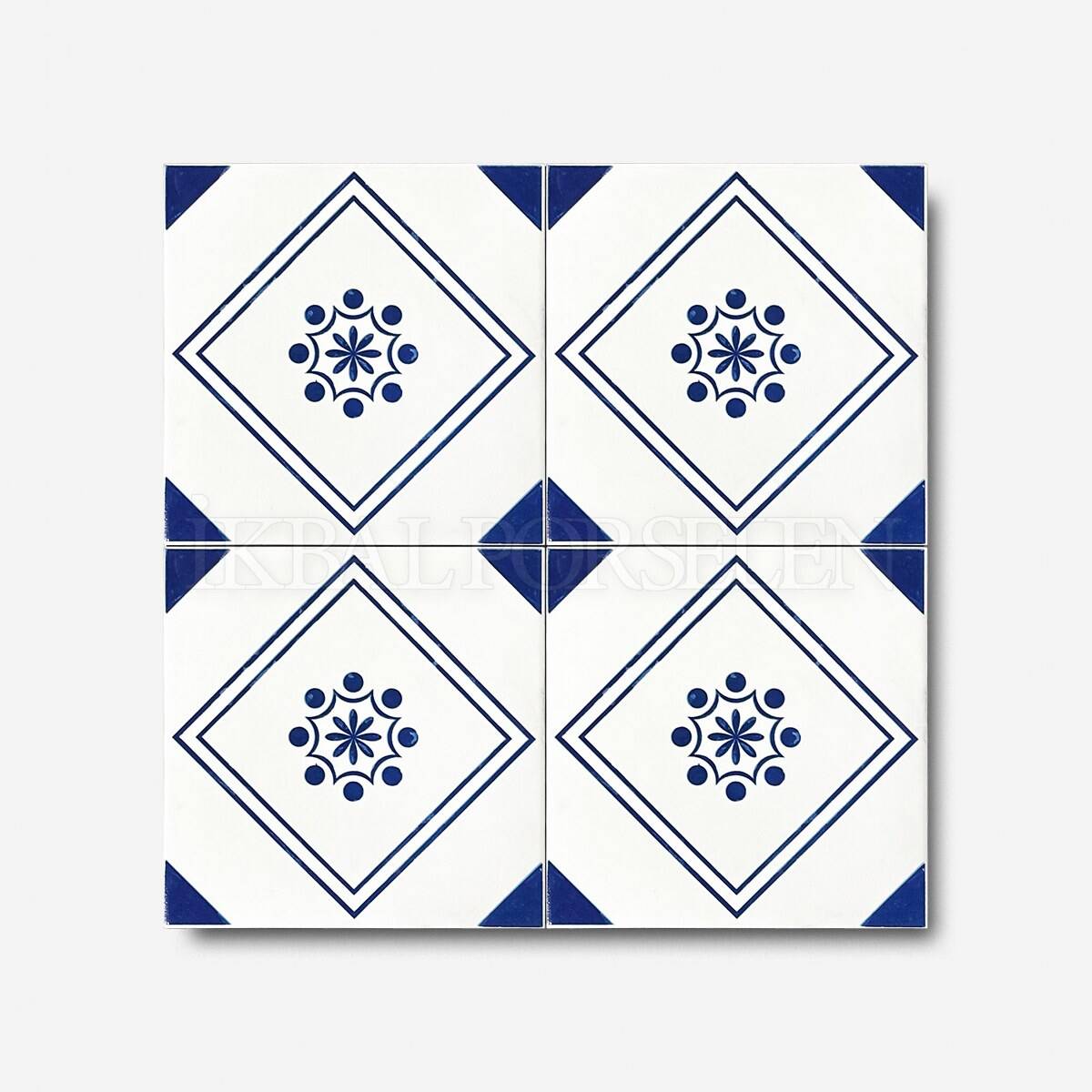 20x20 mavi beyaz karo iyk207