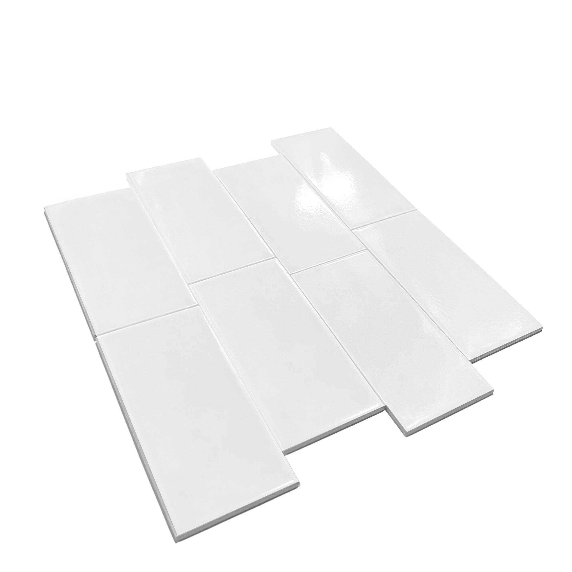 7,5x15 cm Seramik Karo - Beyaz - igc851 - Görsel 2