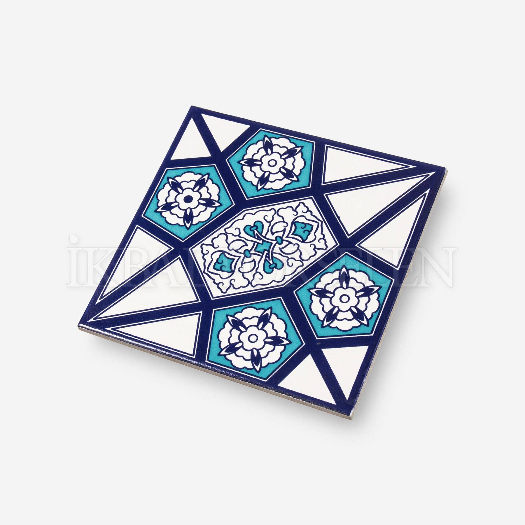 Geleneksel Motifler - 20x20 cm Porselen Karo icg27 - Görsel 2