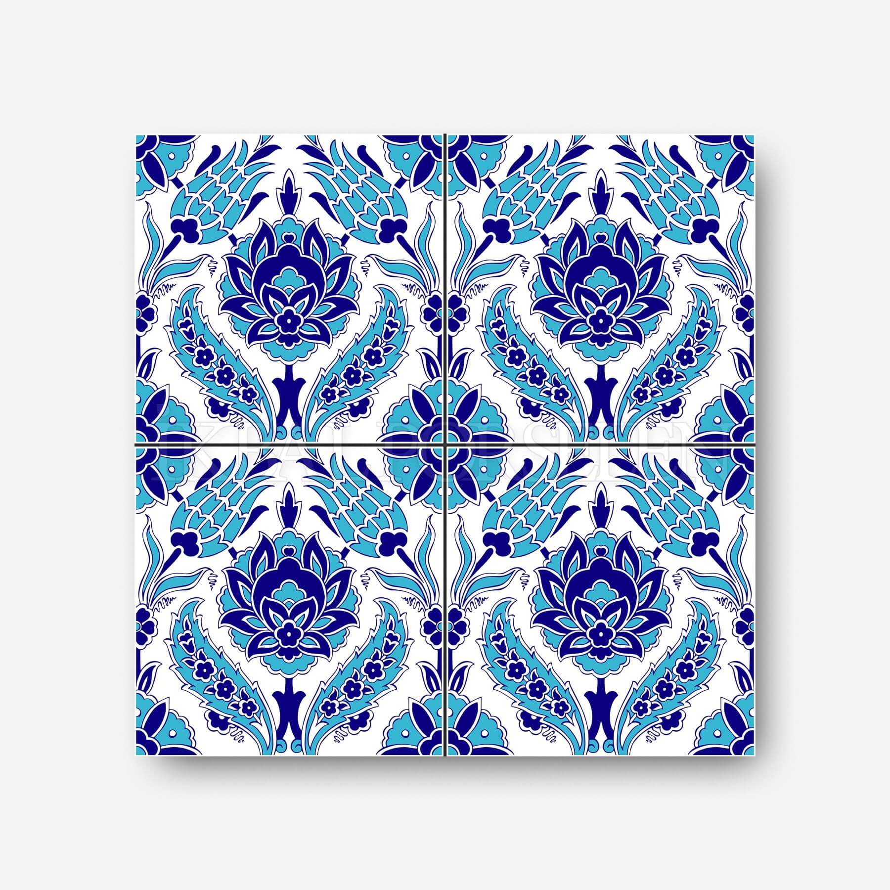 Geleneksel Motifler - 20x20 cm Porselen Karo icg31