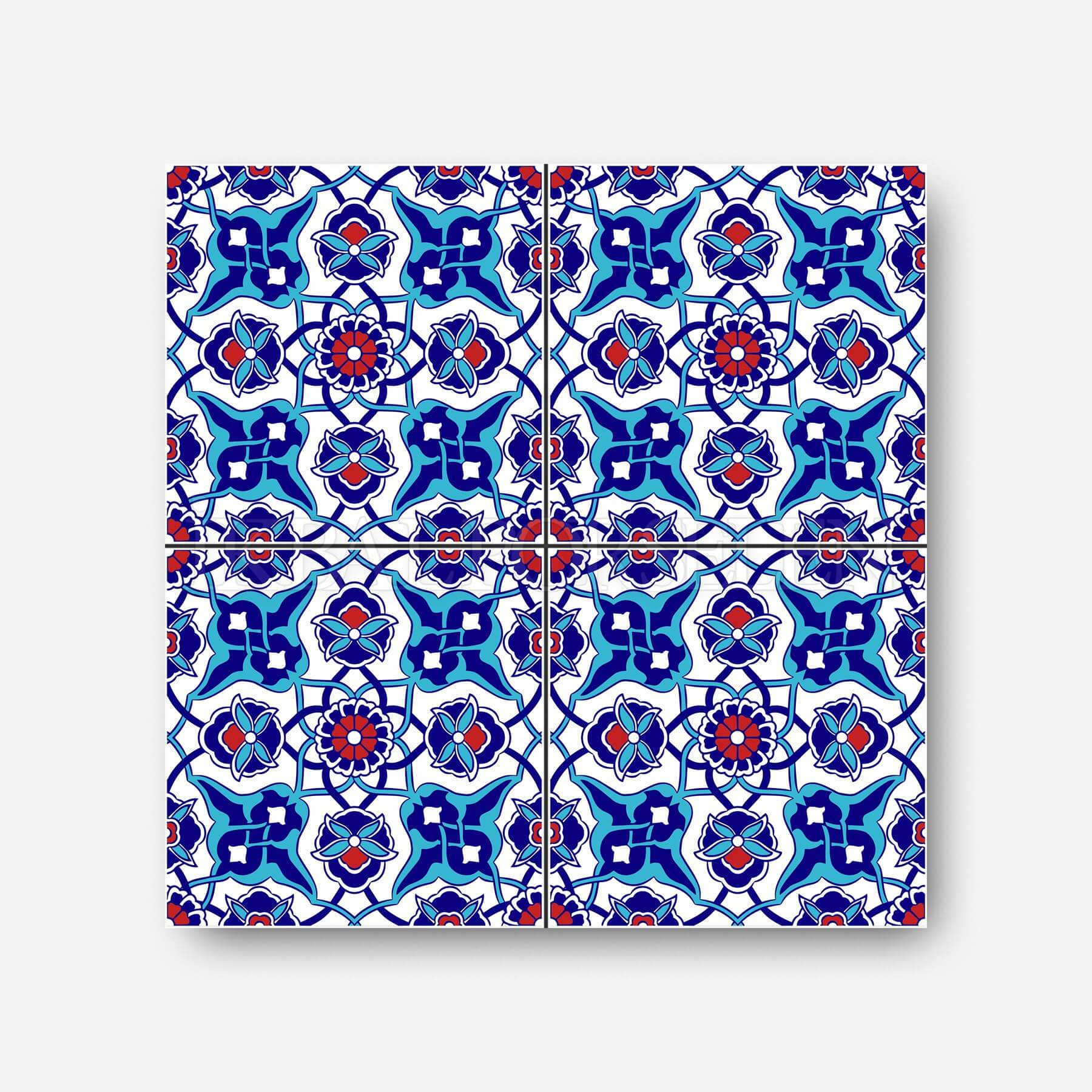 Geleneksel Motifler - 20x20 cm Porselen Karo icg34