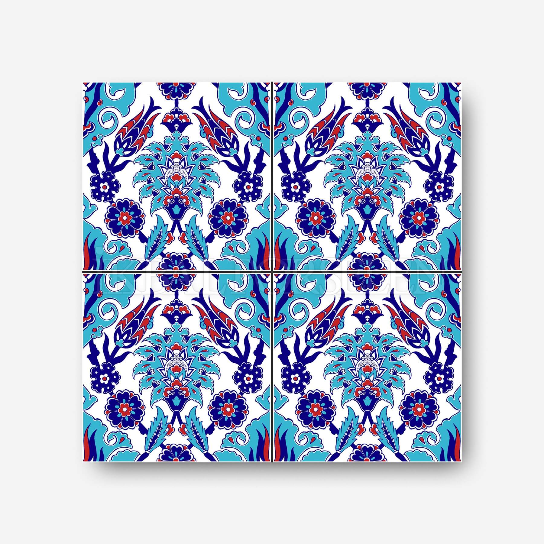 Geleneksel Motifler - 20x20 cm Porselen Karo icg37