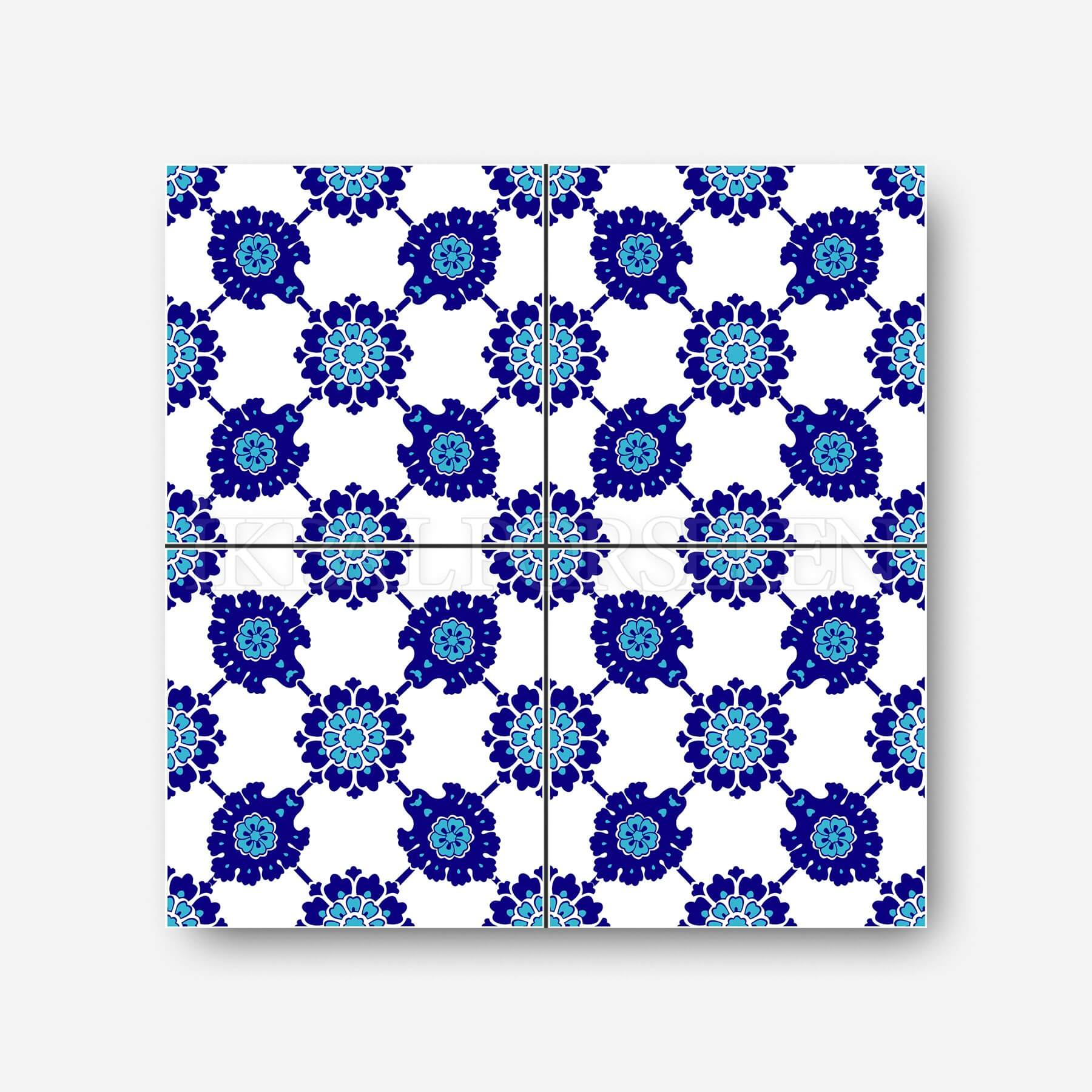 Geleneksel Motifler - 20x20 cm Porselen Karo icg9