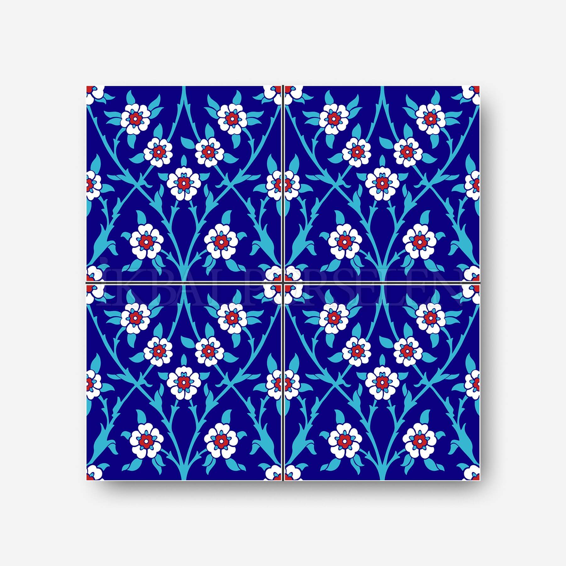 Geleneksel Motifler - 20x20 cm Porselen Karo icg41