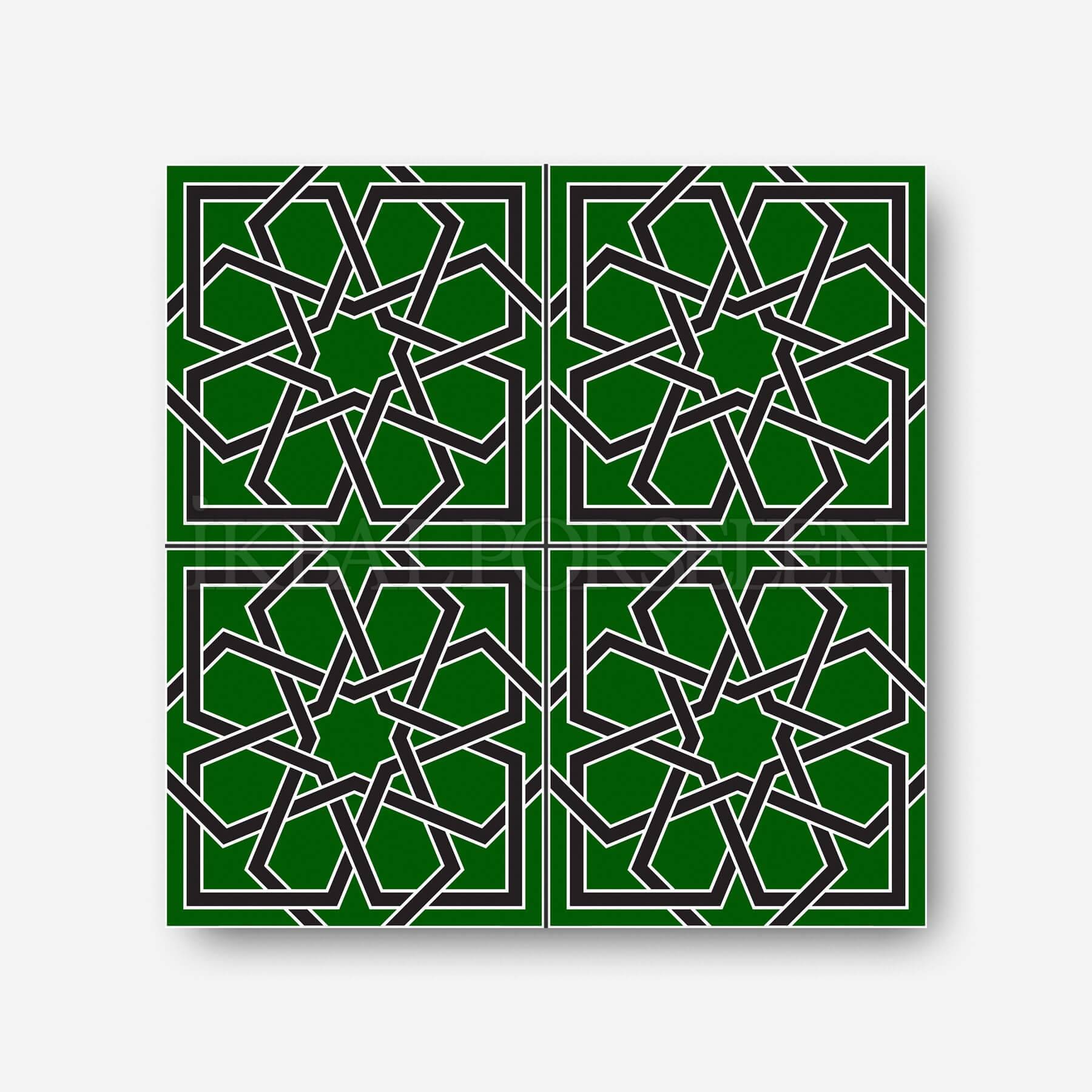 Geleneksel Motifler - 20x20 cm Porselen Karo icg44