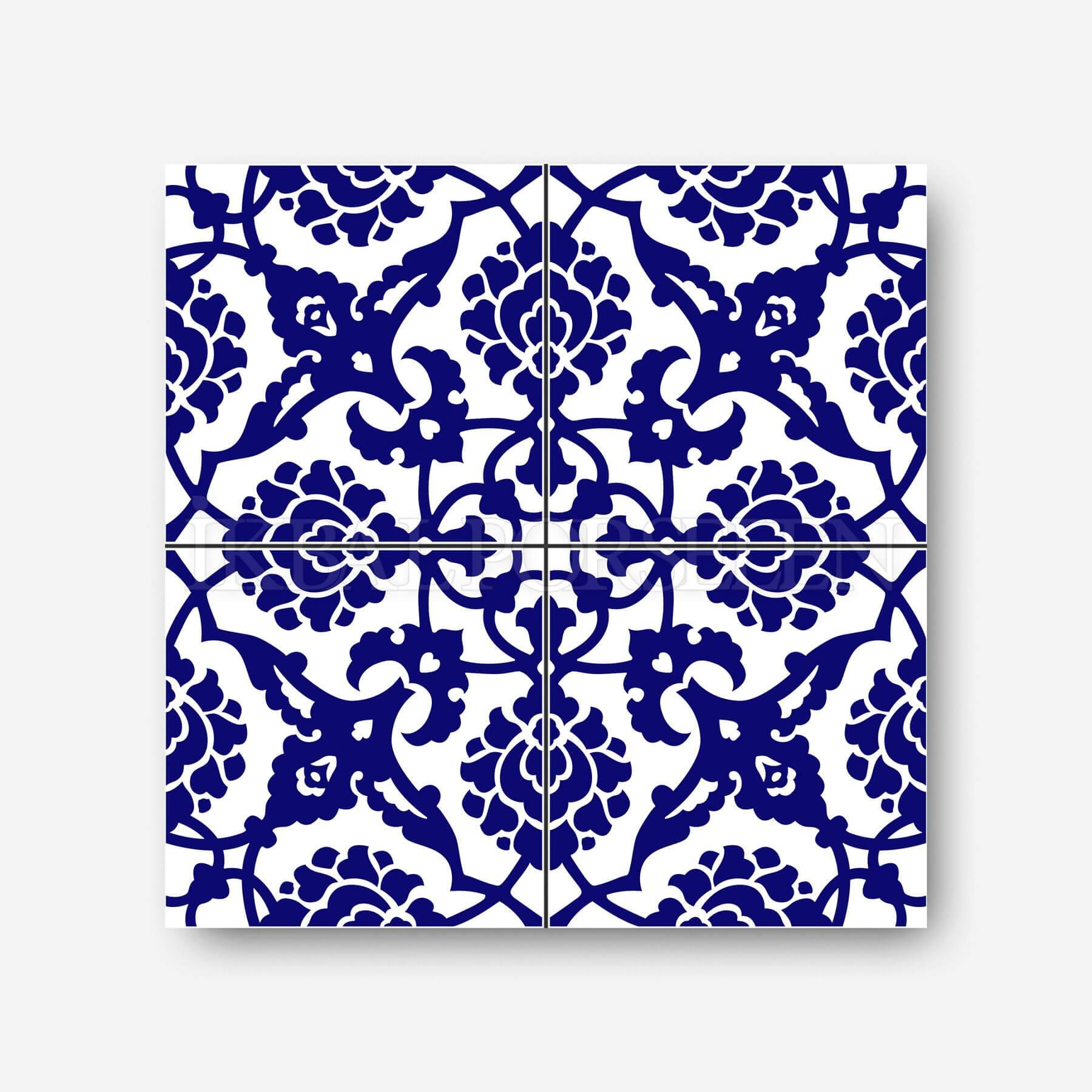 Geleneksel Motifler - 20x20 cm Porselen Karo icg5