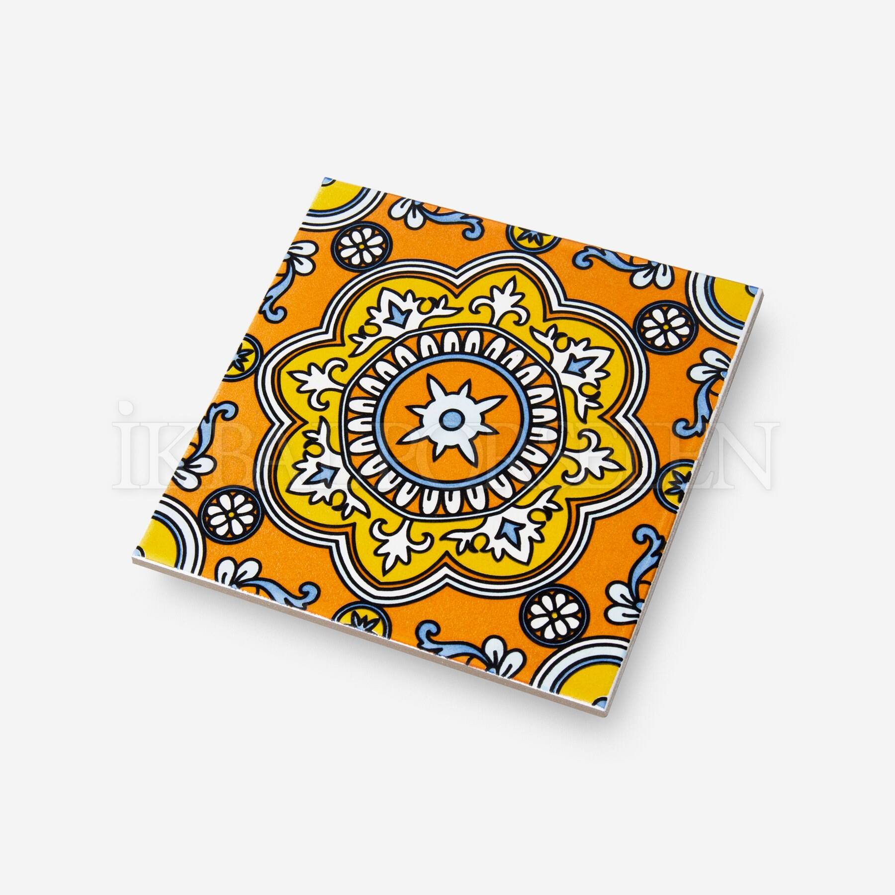 Meksika Desenleri - 20x20 cm Porselen Karo imk20 - Görsel 2