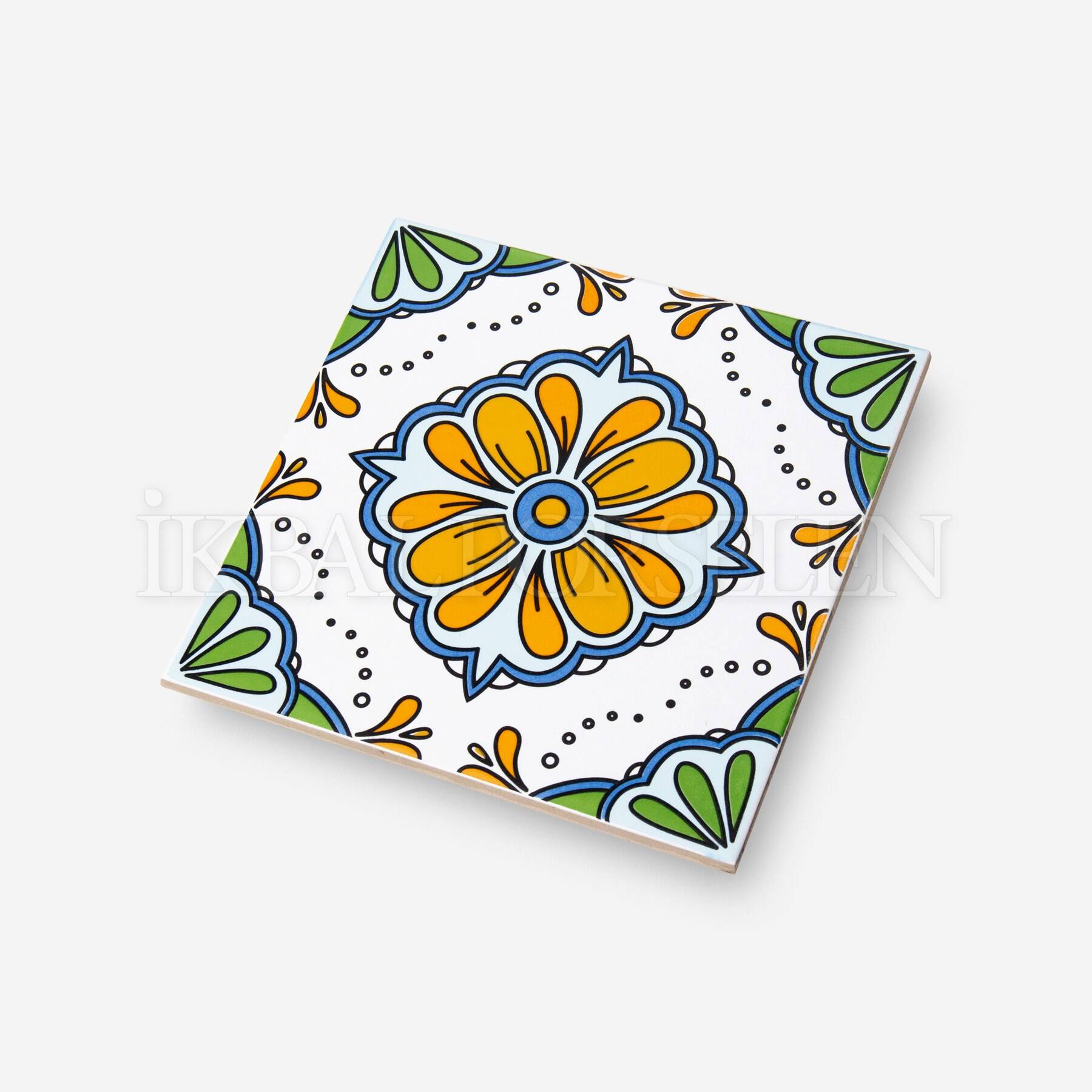 Meksika Desenleri - 20x20 cm Porselen Karo imk26 - Görsel 2