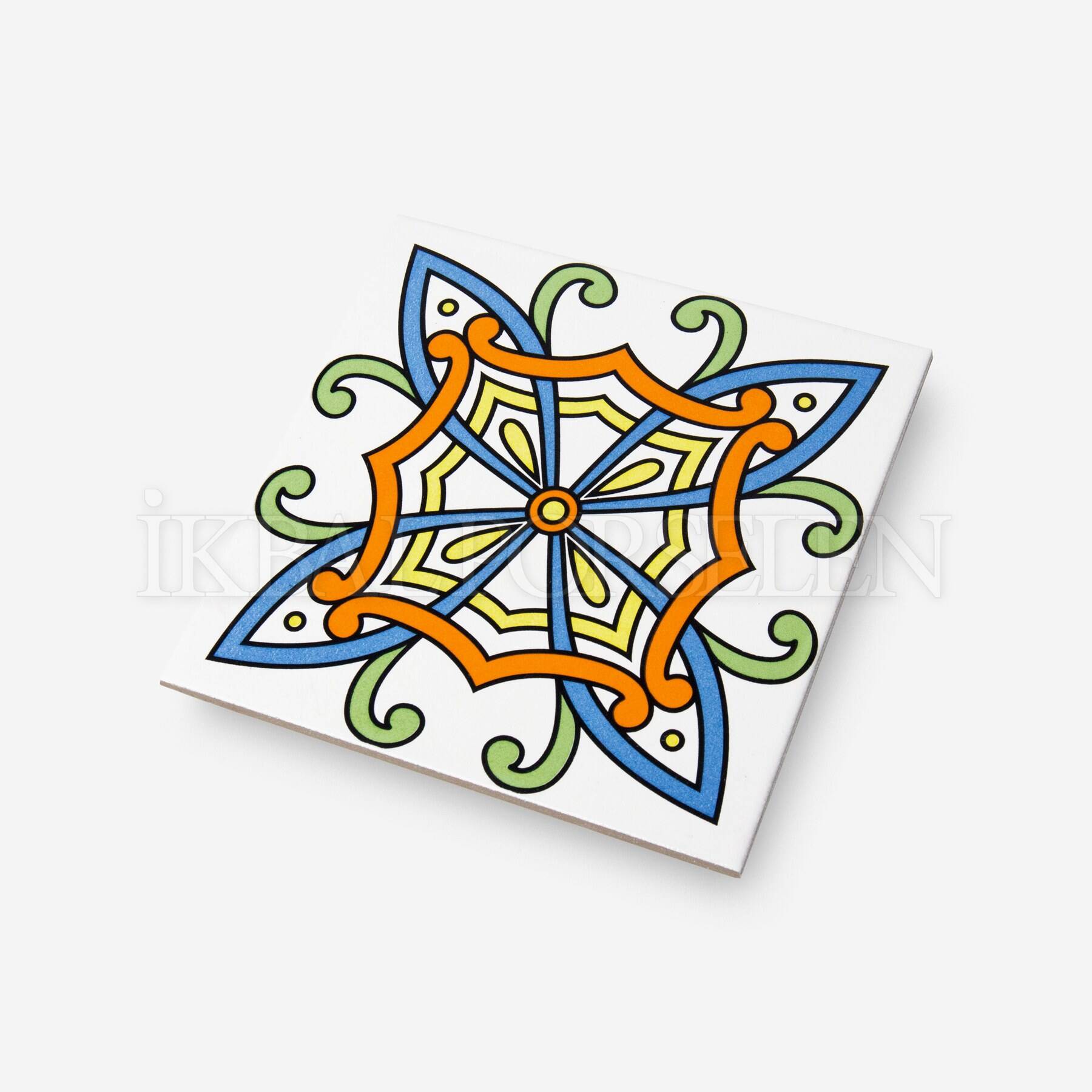 Meksika Desenleri - 20x20 cm Porselen Karo imk03 - Görsel 2