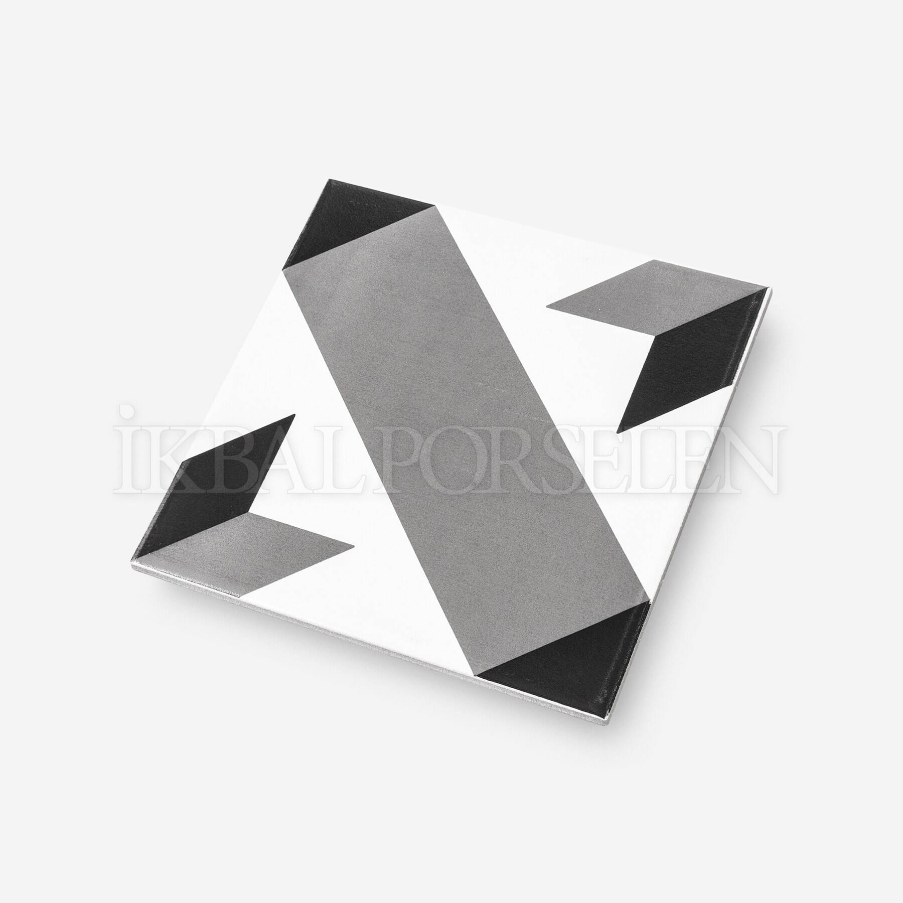 Modern Desenler - 20x20 Porselen Karo iyk03-3 - Görsel 2