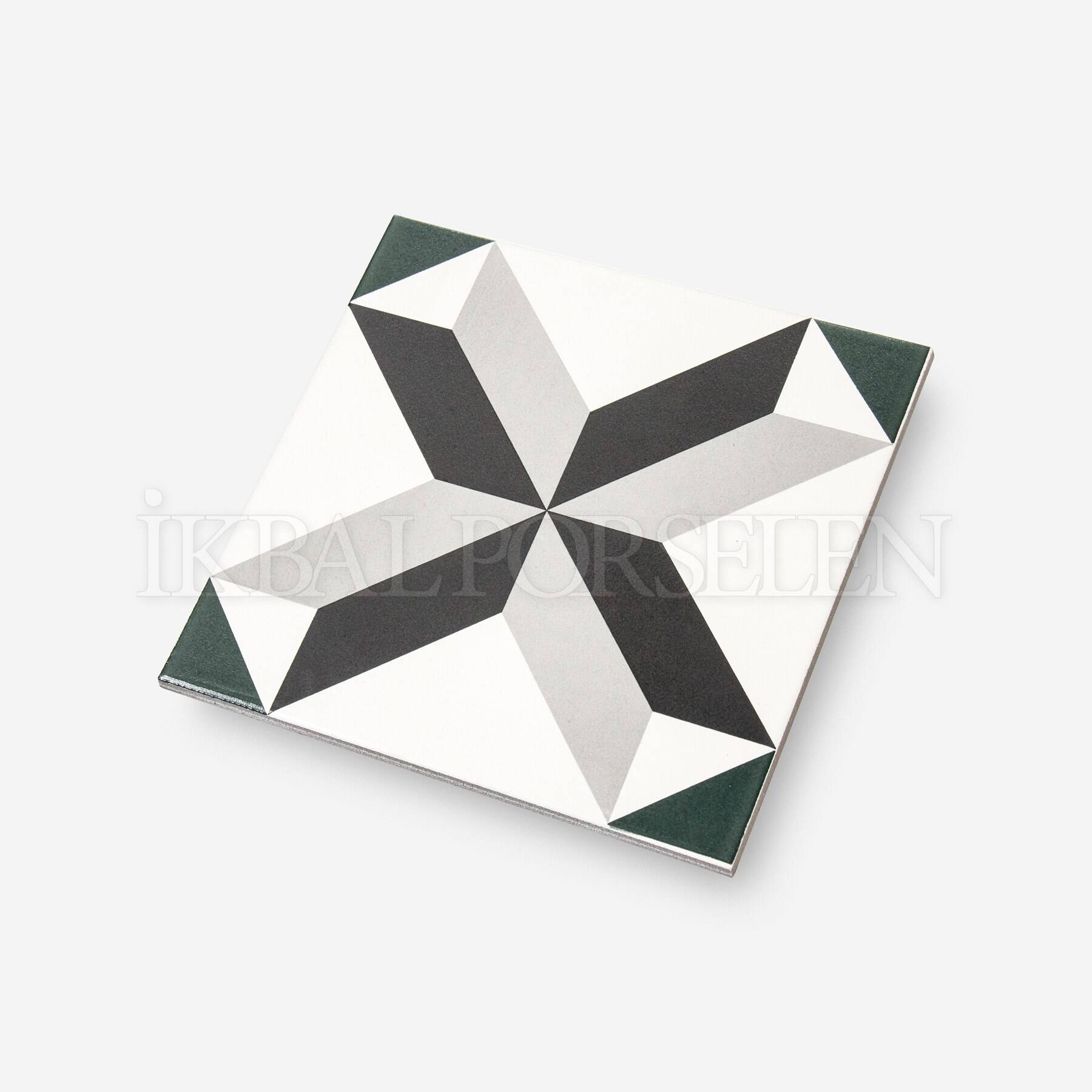 Modern Desenler - 20x20 Porselen Karo iyk08-3 - Görsel 2