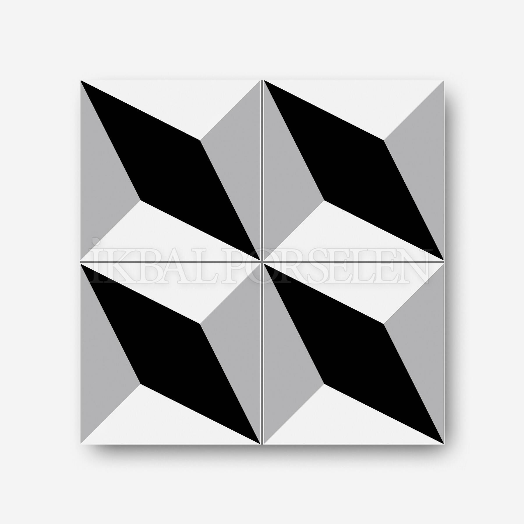 Modern Desenler - 20x20 Porselen Karo iyk107-r