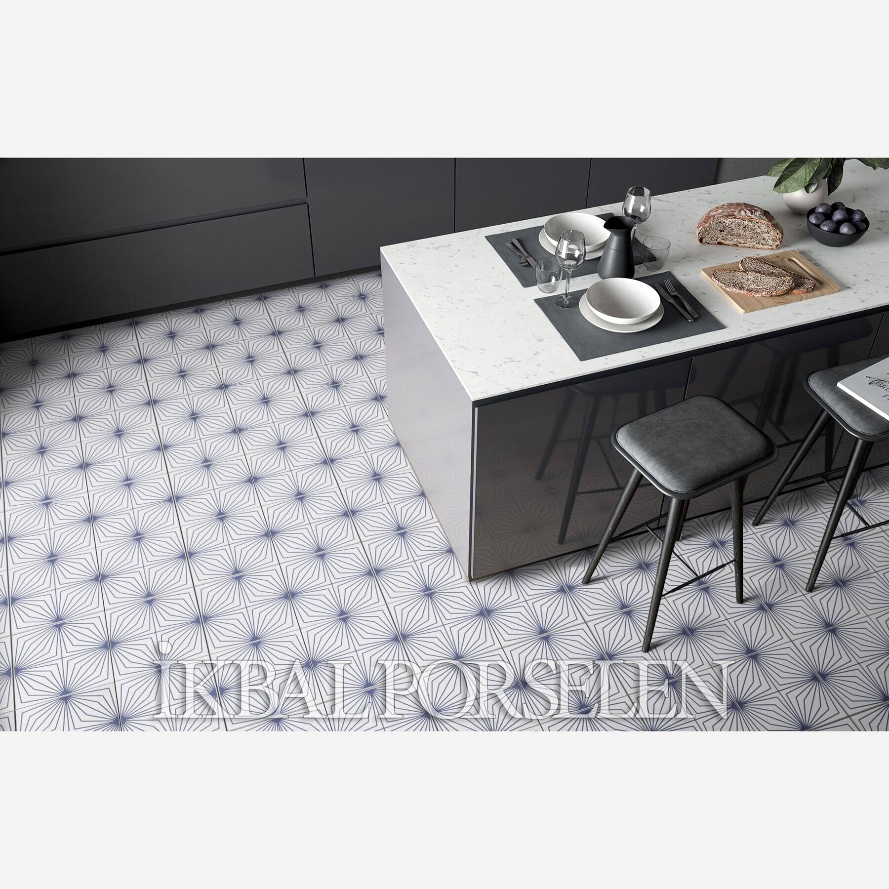 Modern Desenler - 20x20 Porselen Karo iyk116 - Görsel 2