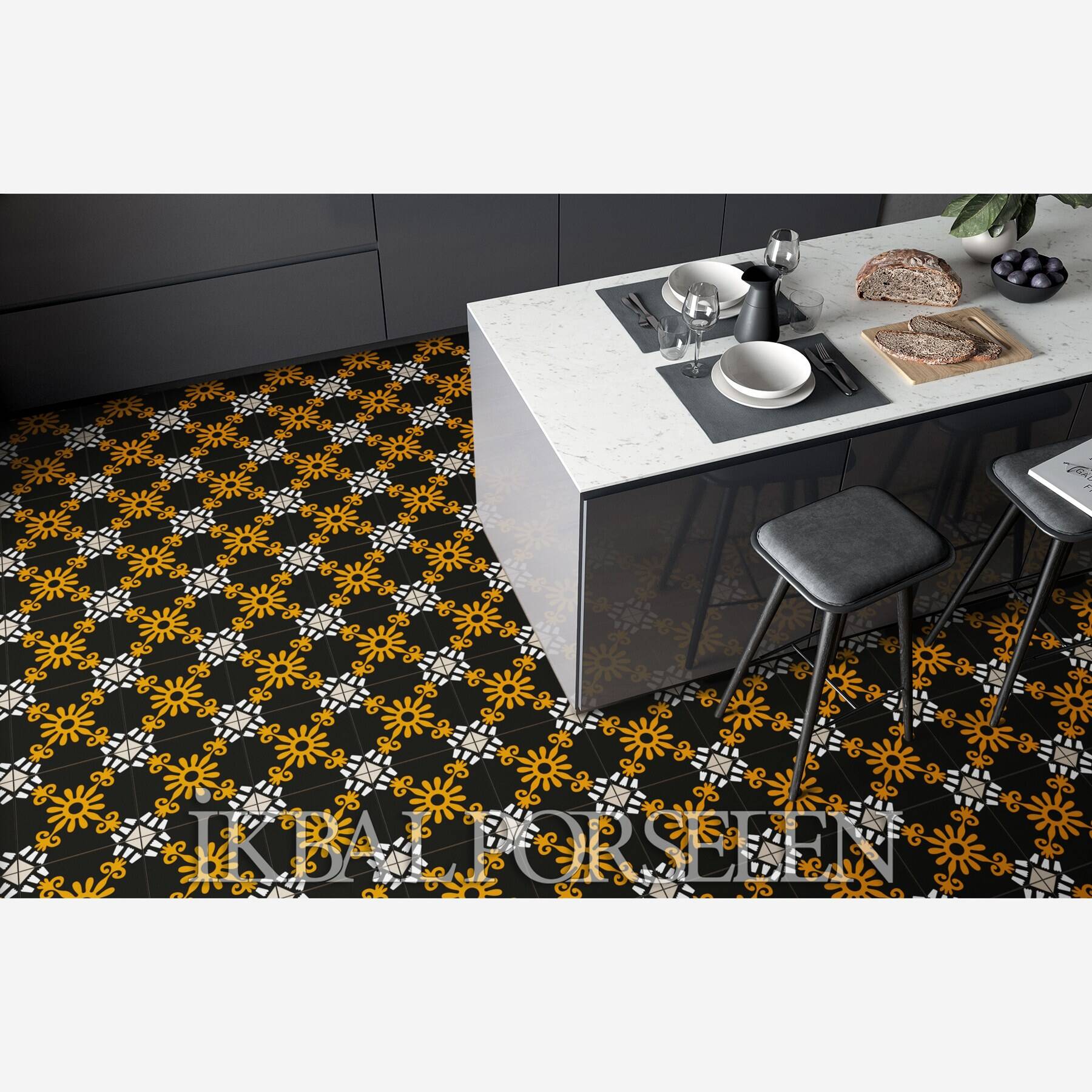 Modern Desenler - 20x20 Porselen Karo iyk159 - Görsel 2