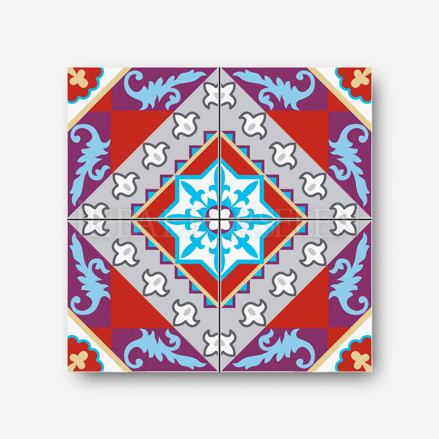 Modern Desenler - 20x20 Porselen Karo iyk16