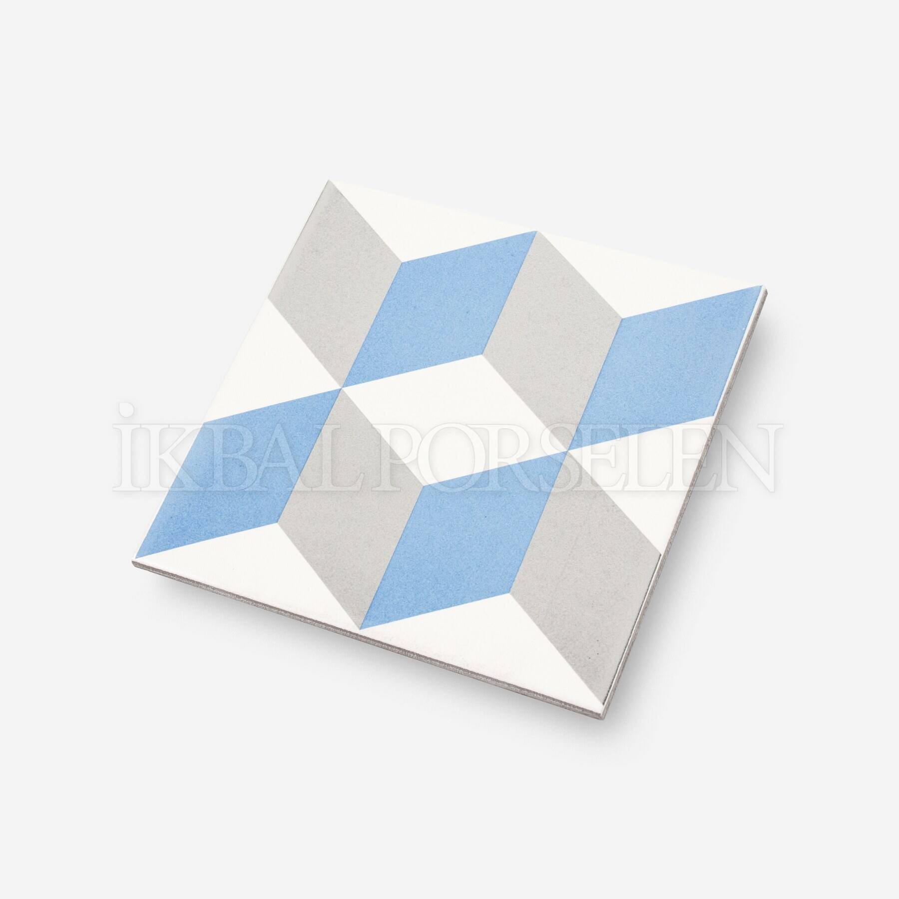 Modern Desenler - 20x20 Porselen Karo iyk47-2 - Görsel 2