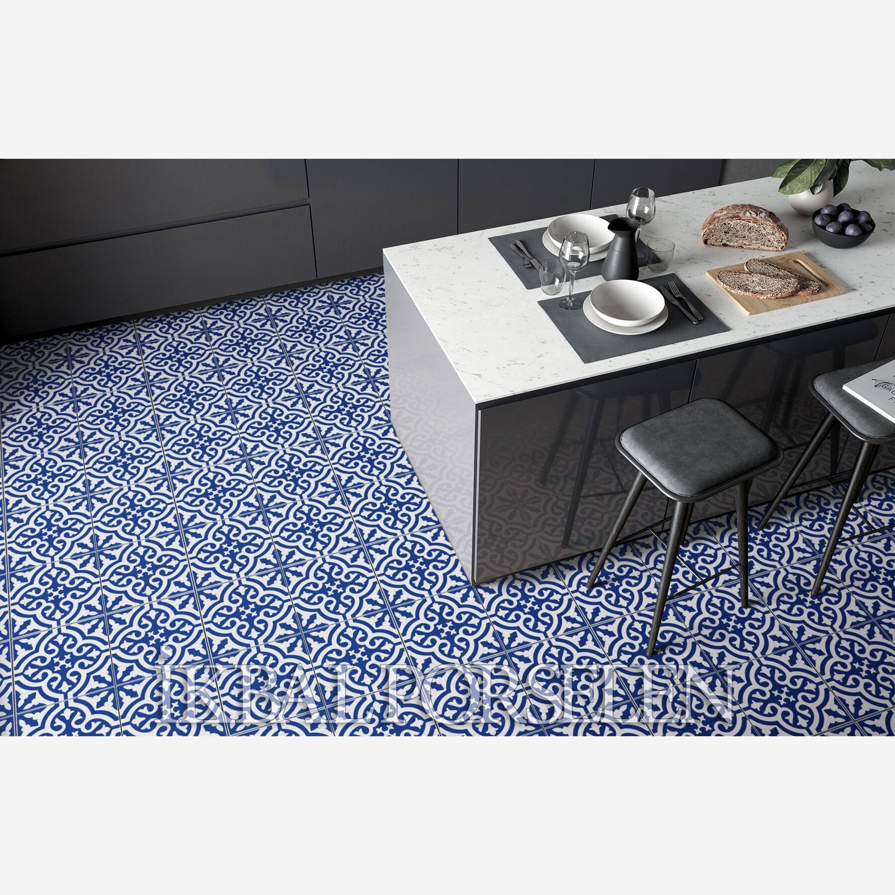 Modern Desenler - 20x20 Porselen Karo iyk57-3 - Görsel 3
