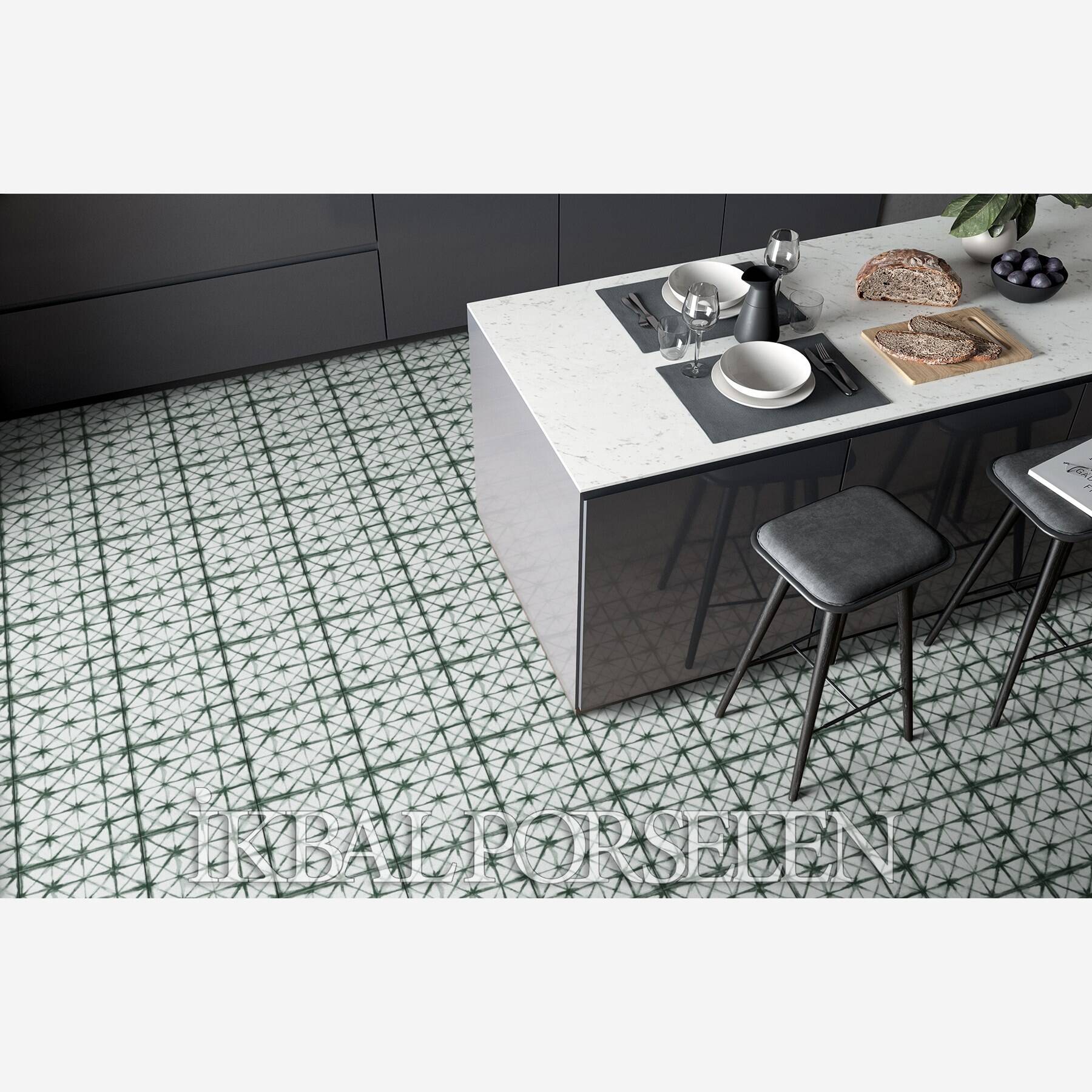 Modern Desenler - 20x20 Porselen Karo iykcrossline1 - Görsel 3