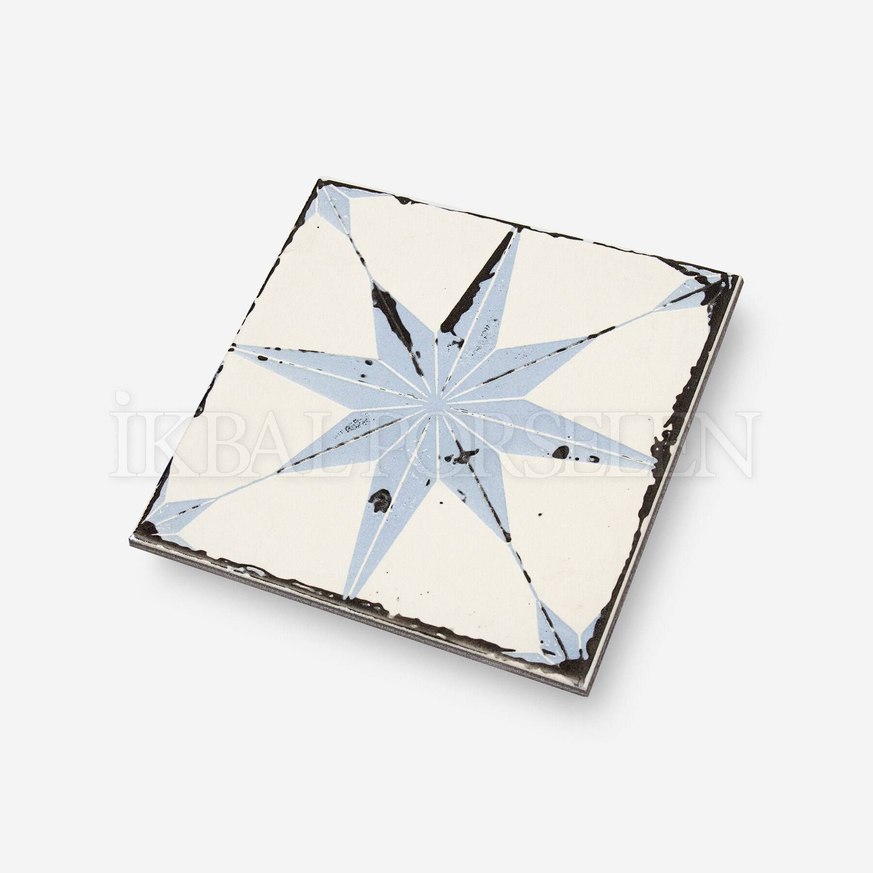 Modern Desenler - 20x20 Porselen Karo iykstar-gökmavi - Görsel 2