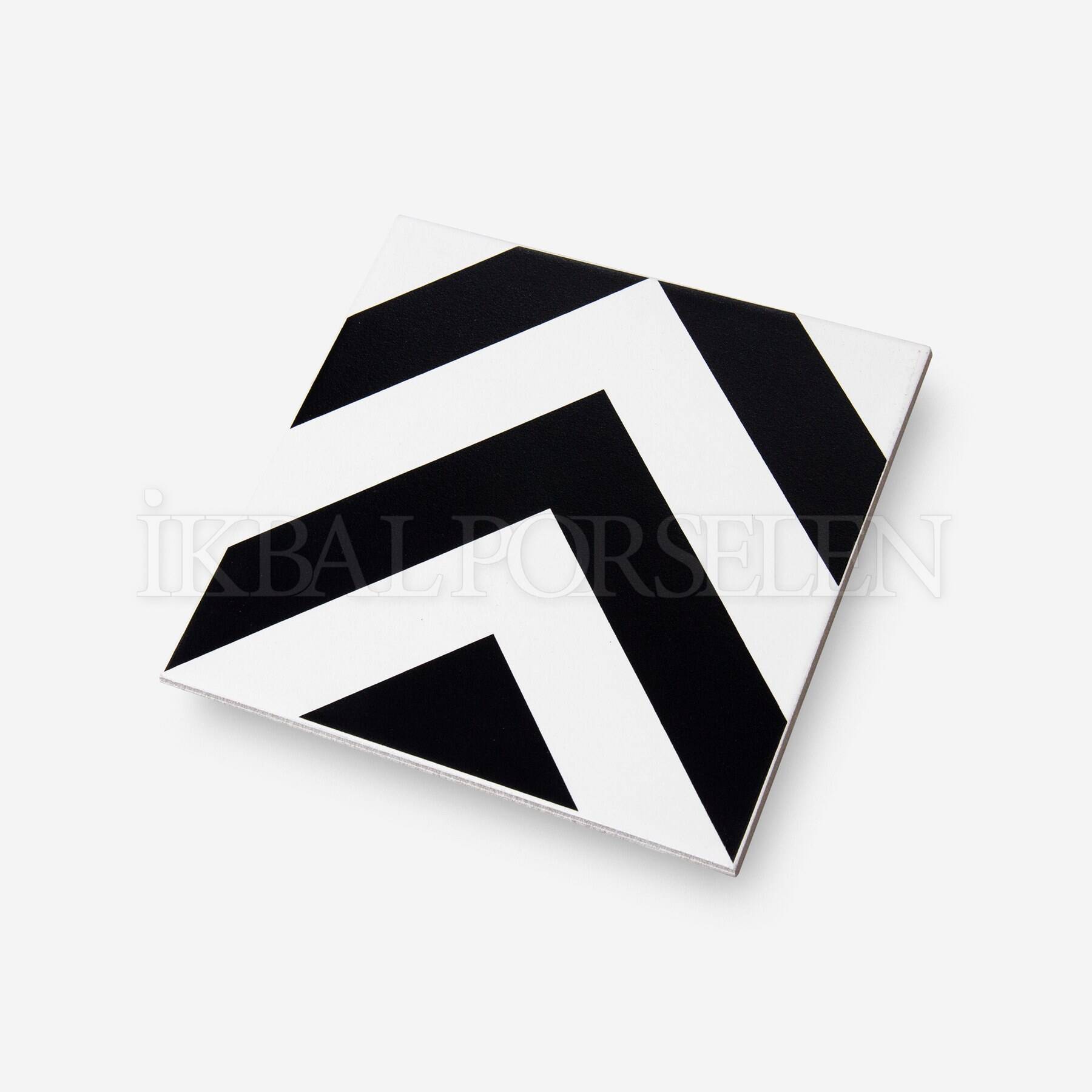 Modern Desenler - 20x20 Porselen Karo iykzigzag1 - Görsel 2