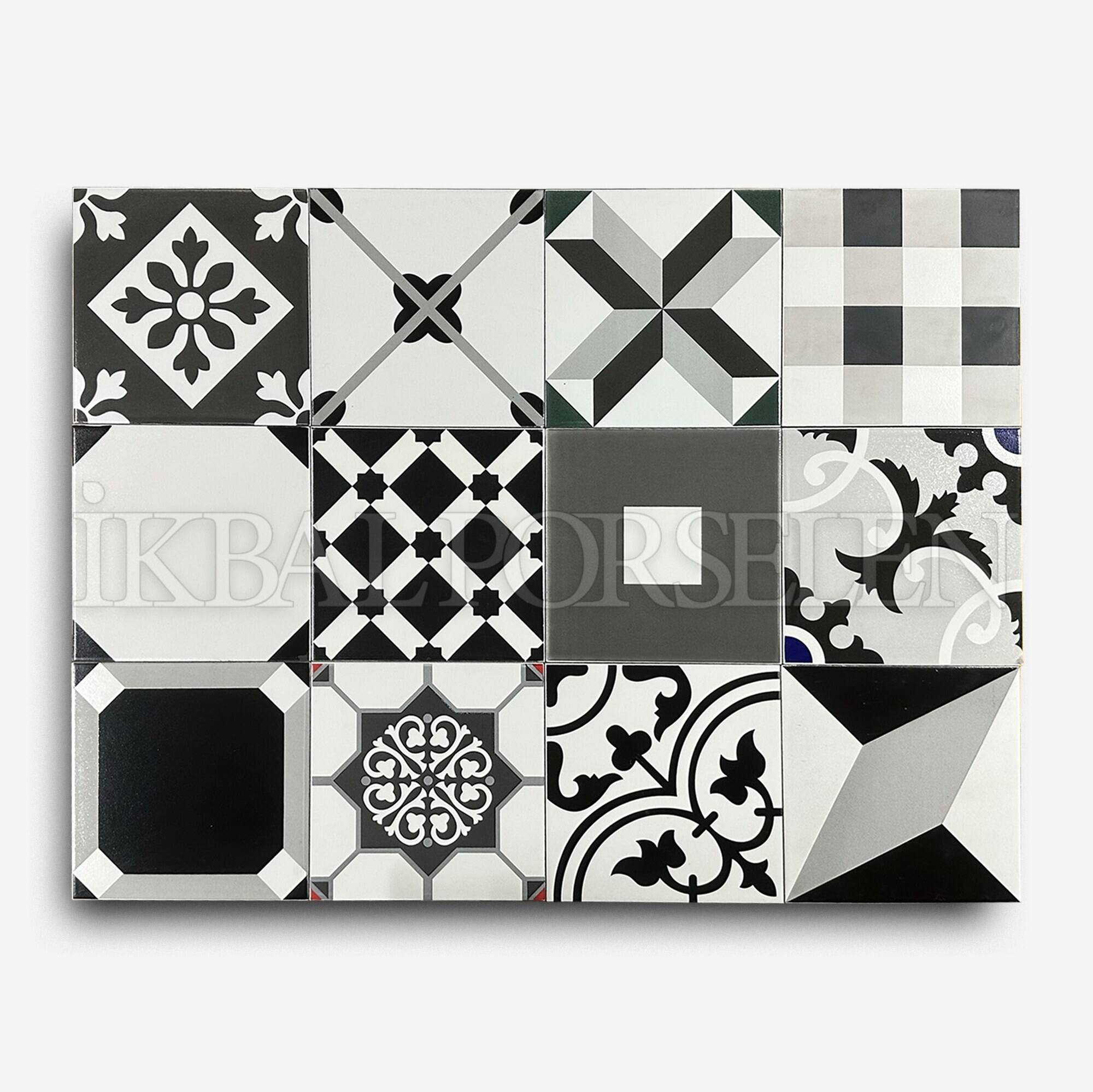 patchwork siyah desenler