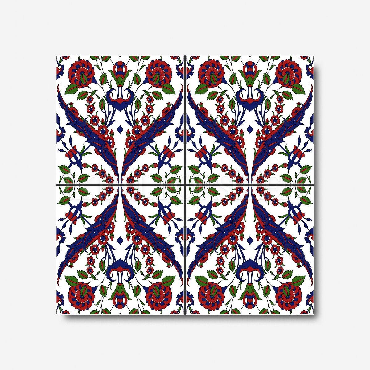 Geleneksel Motifler - 20x20 cm Porselen Karo icg46