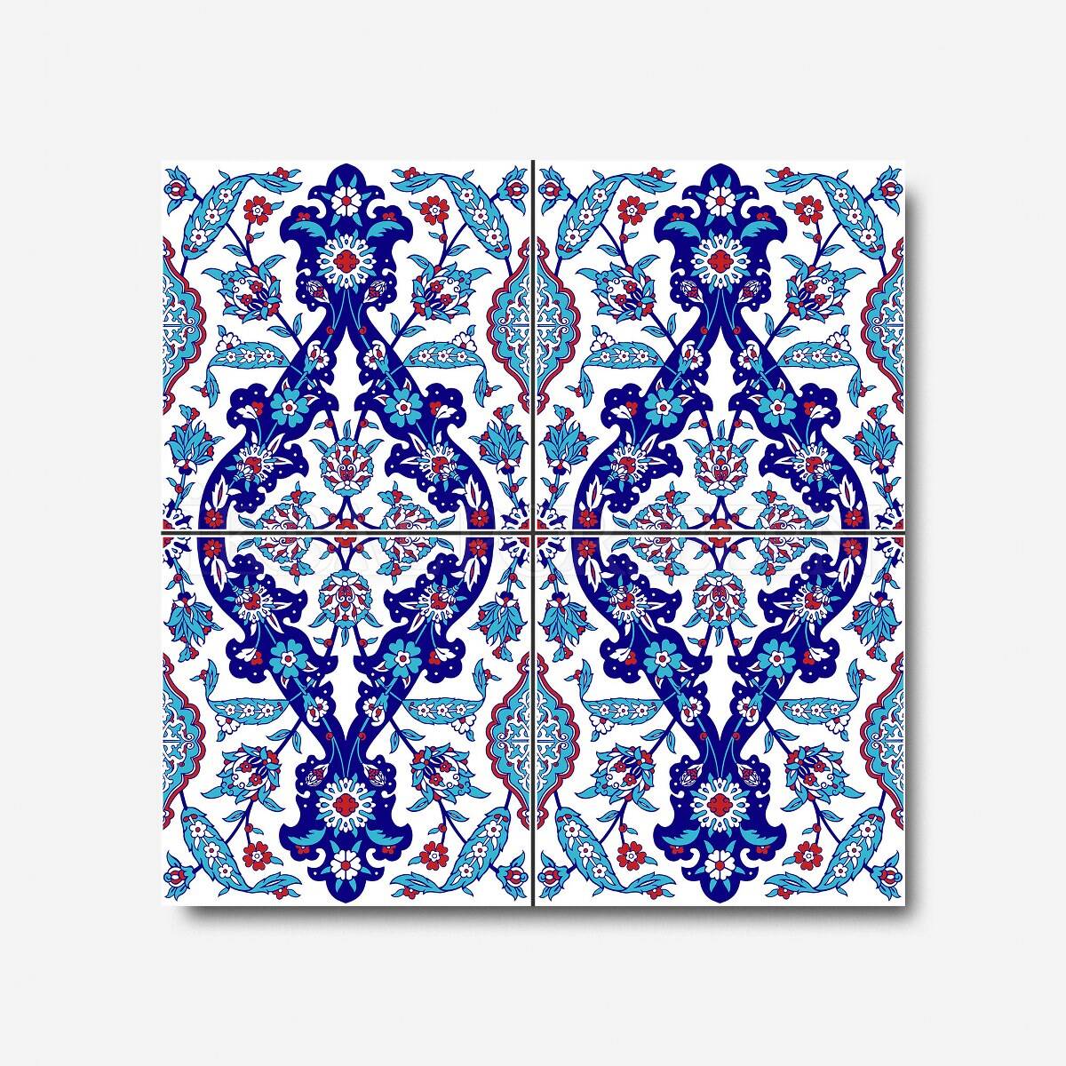 Geleneksel Motifler - 20x20 cm Porselen Karo icg6
